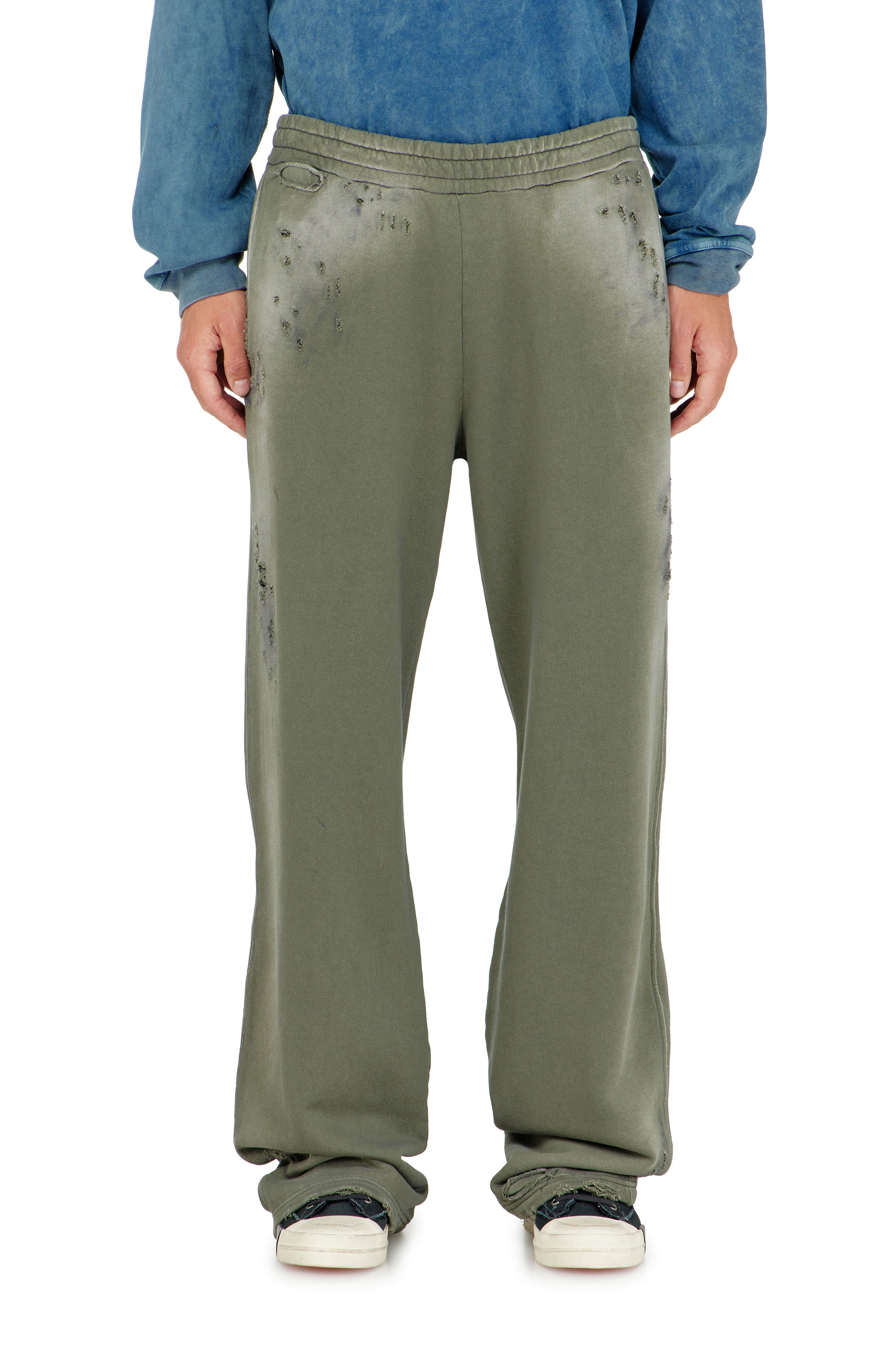 Diesel - P-KEITH, Man's Cotton sweatpants with destroyed effect in null - 2