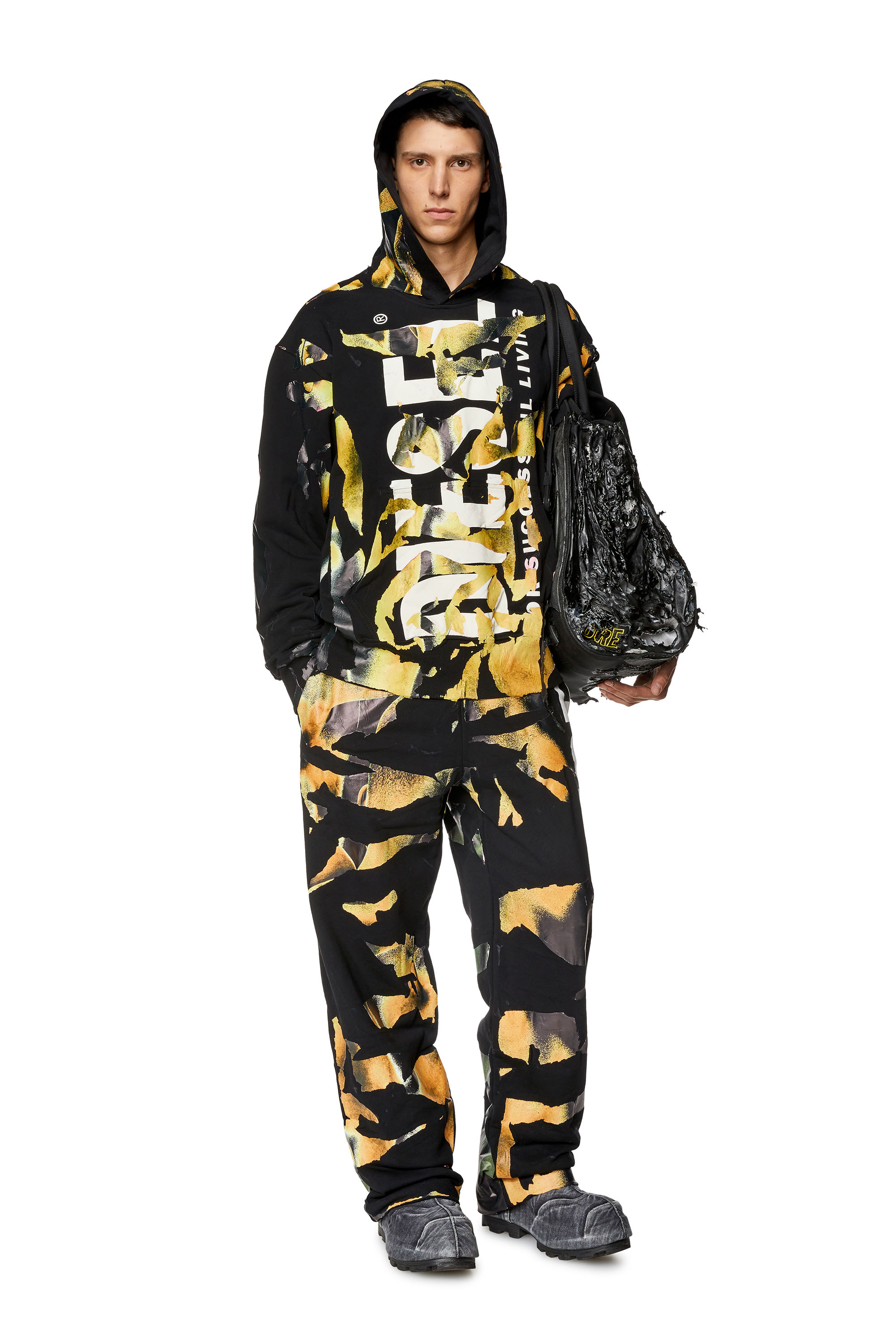 Diesel - S-MAC-HOOD-M1, Black/Orange - Image 2