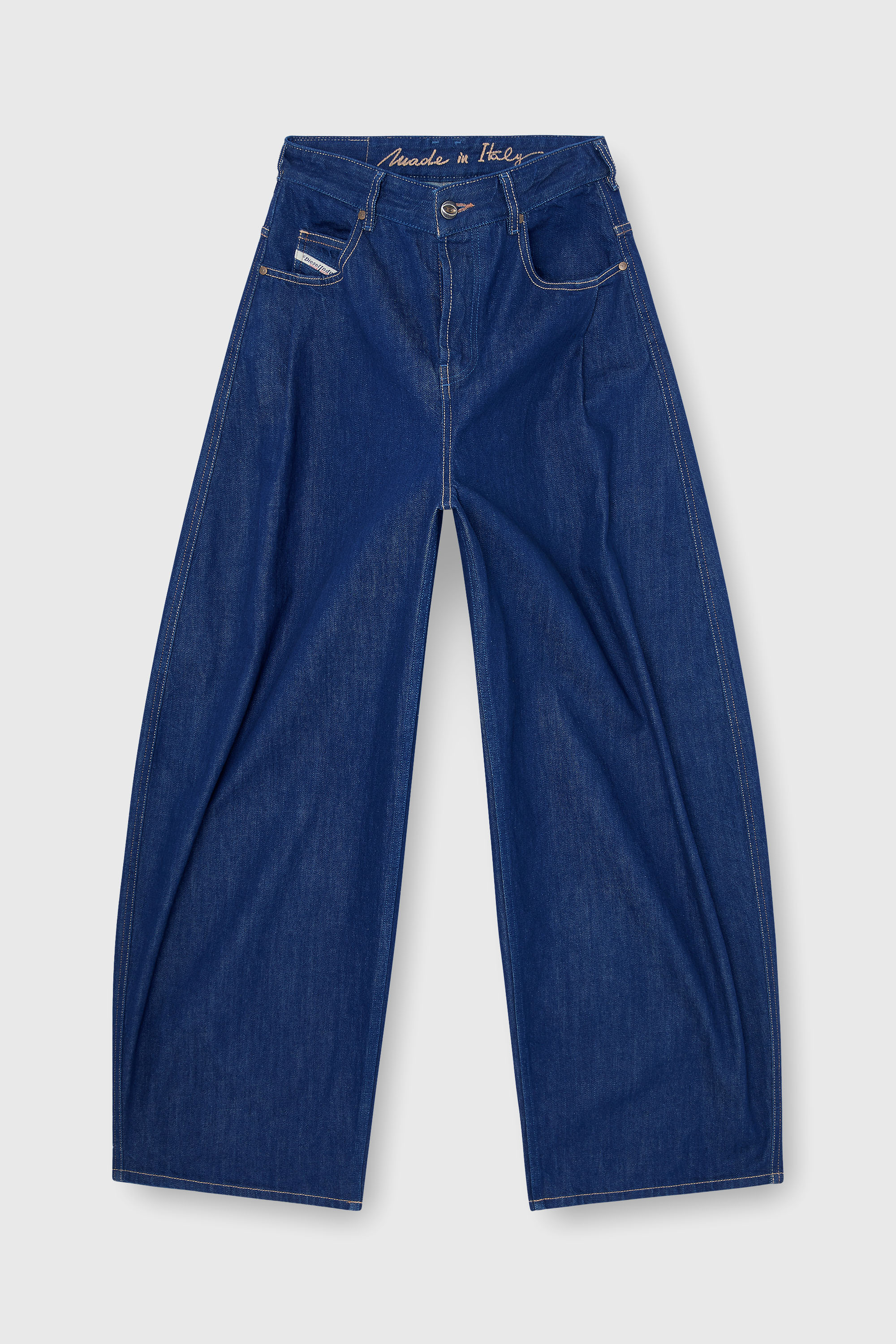 Diesel - Woman's Relaxed Jeans 1987 D-Khelz 09Q09, Dark Blue - 8