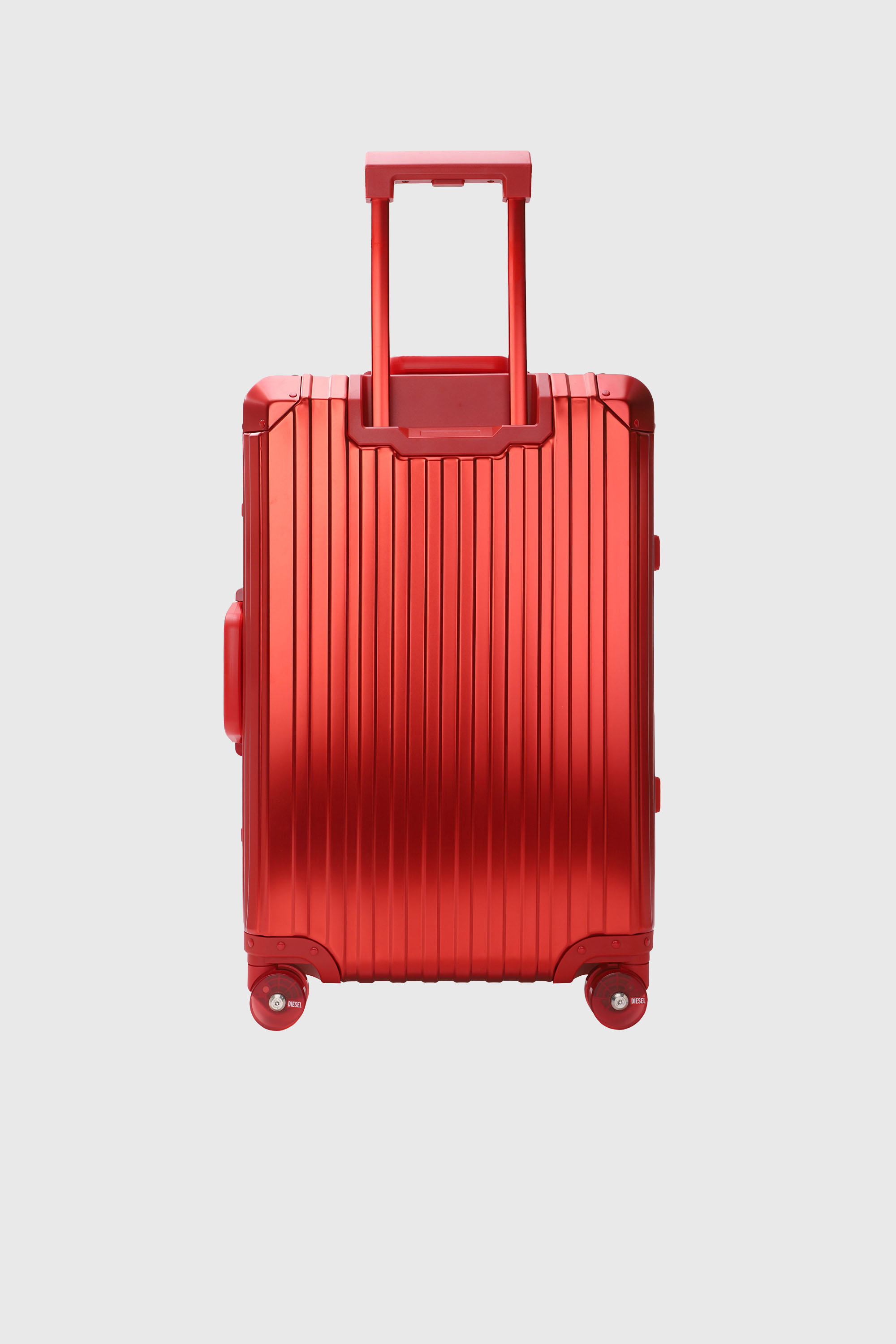 Diesel - DIESEL ALUMINUM TROLLEY- DSL002, Unisex's Aluminum suitcase size M in Red - 2