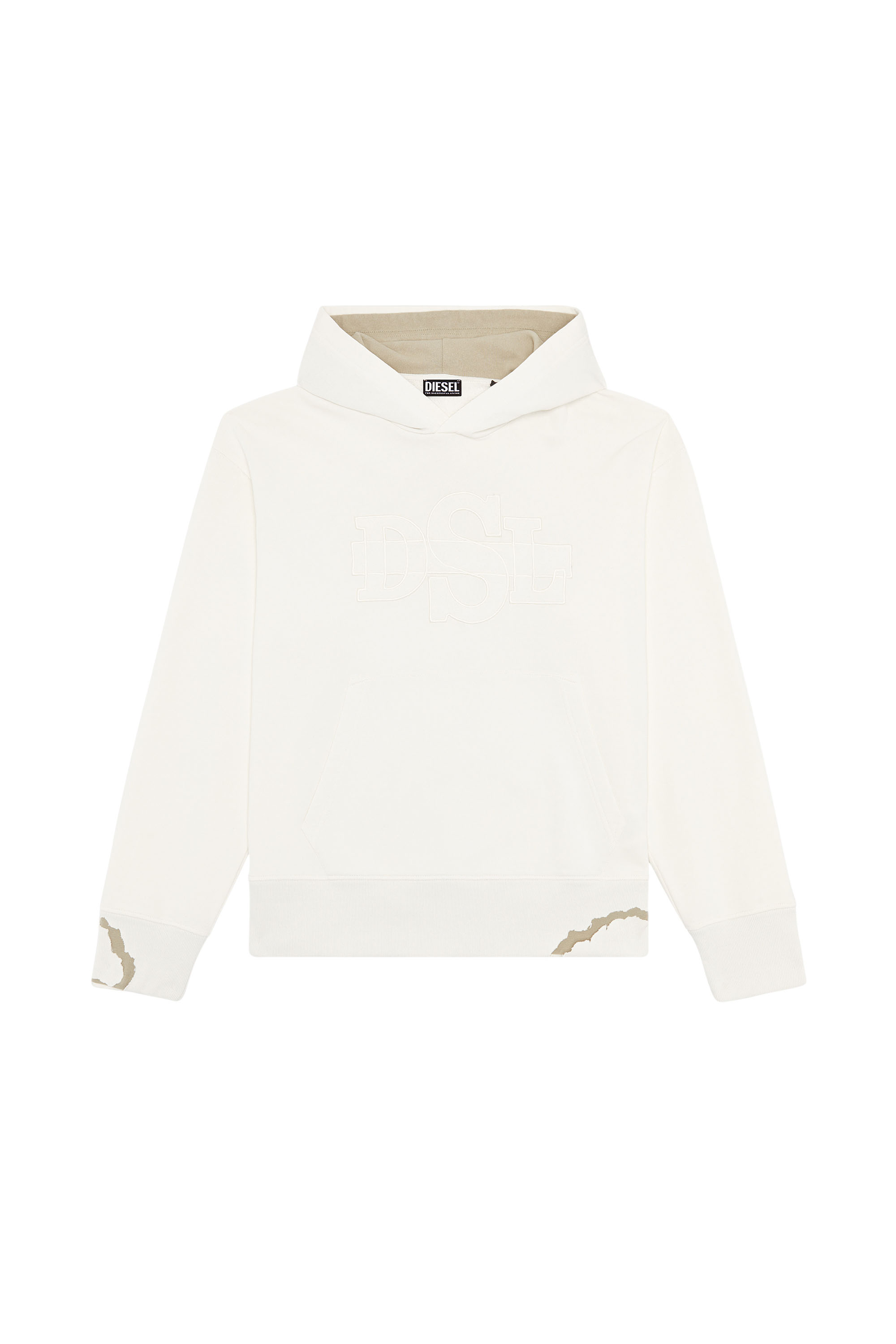 Diesel - S-MACROT-HOOD, White - Image 3