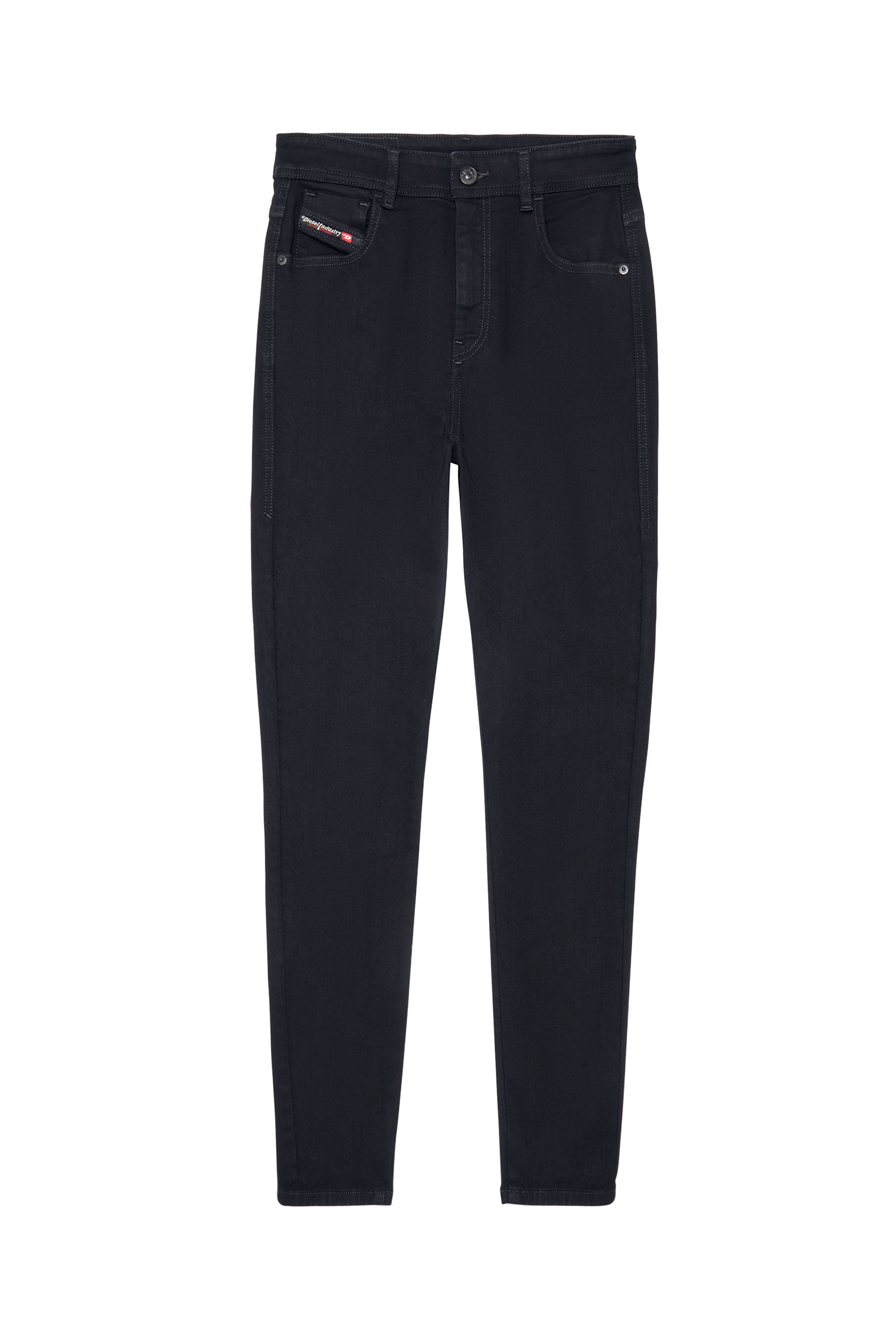 Skinny Jeans 1984 Slandy-High 069EF, Black/Dark grey Diesel - Woman's Skinny Jeans 1984 Slandy-High 069EF, Black/Dark grey - 2