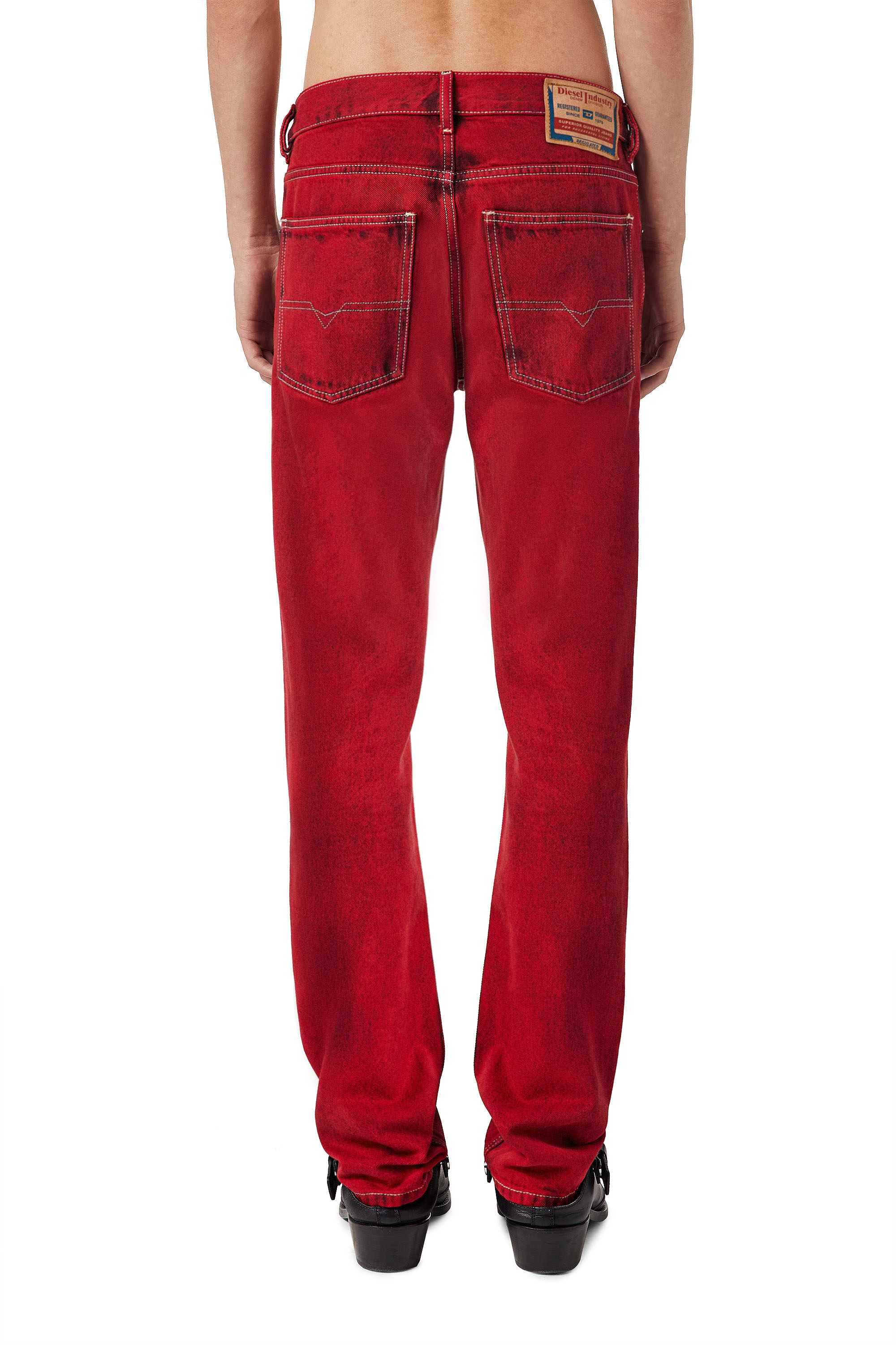 Diesel - 1995 09D35 Straight Jeans, Red - Image 2