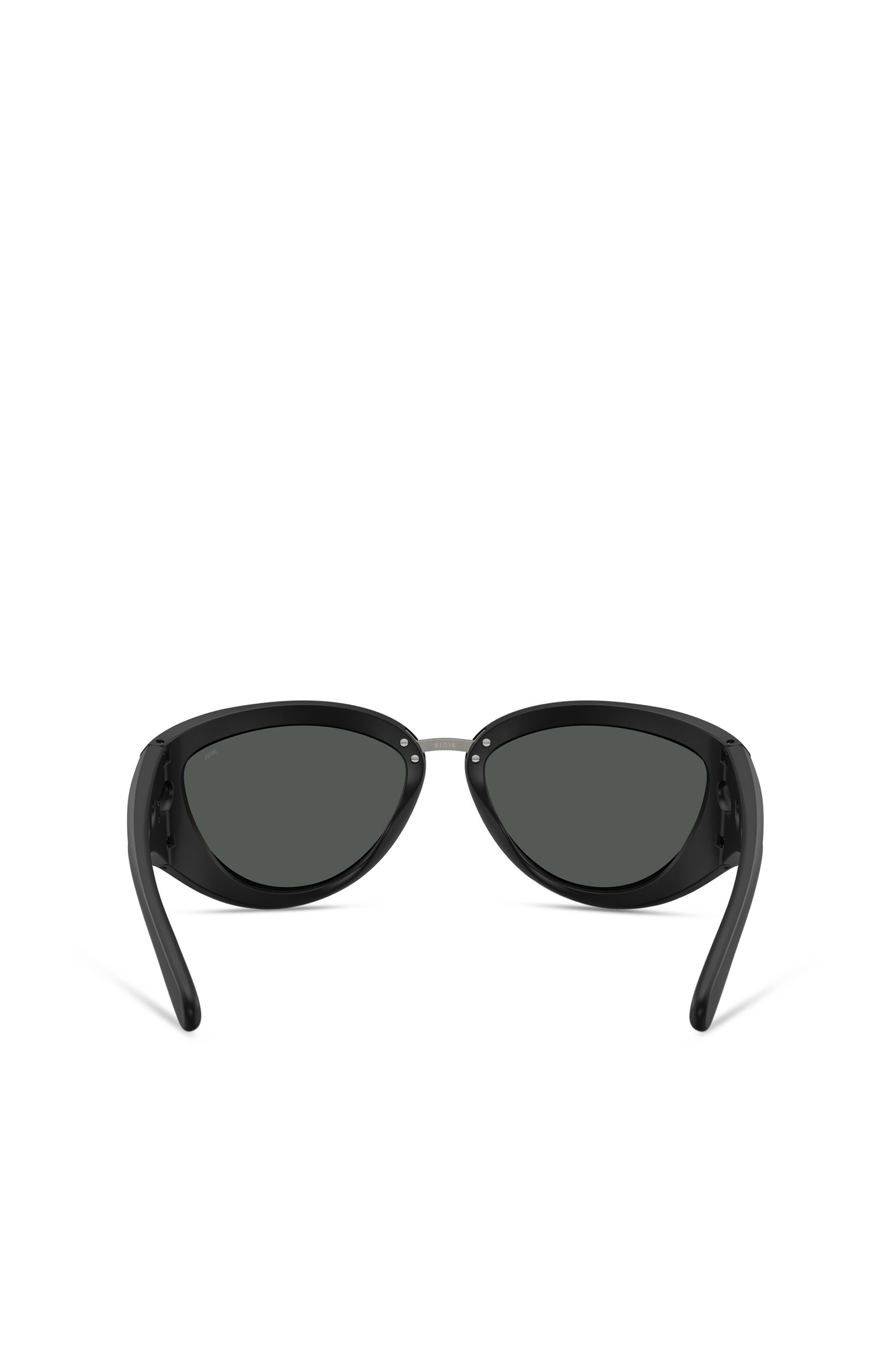 Diesel - 0DL3007U, Unisex's Cat-eye style sunglasses in Black - 3