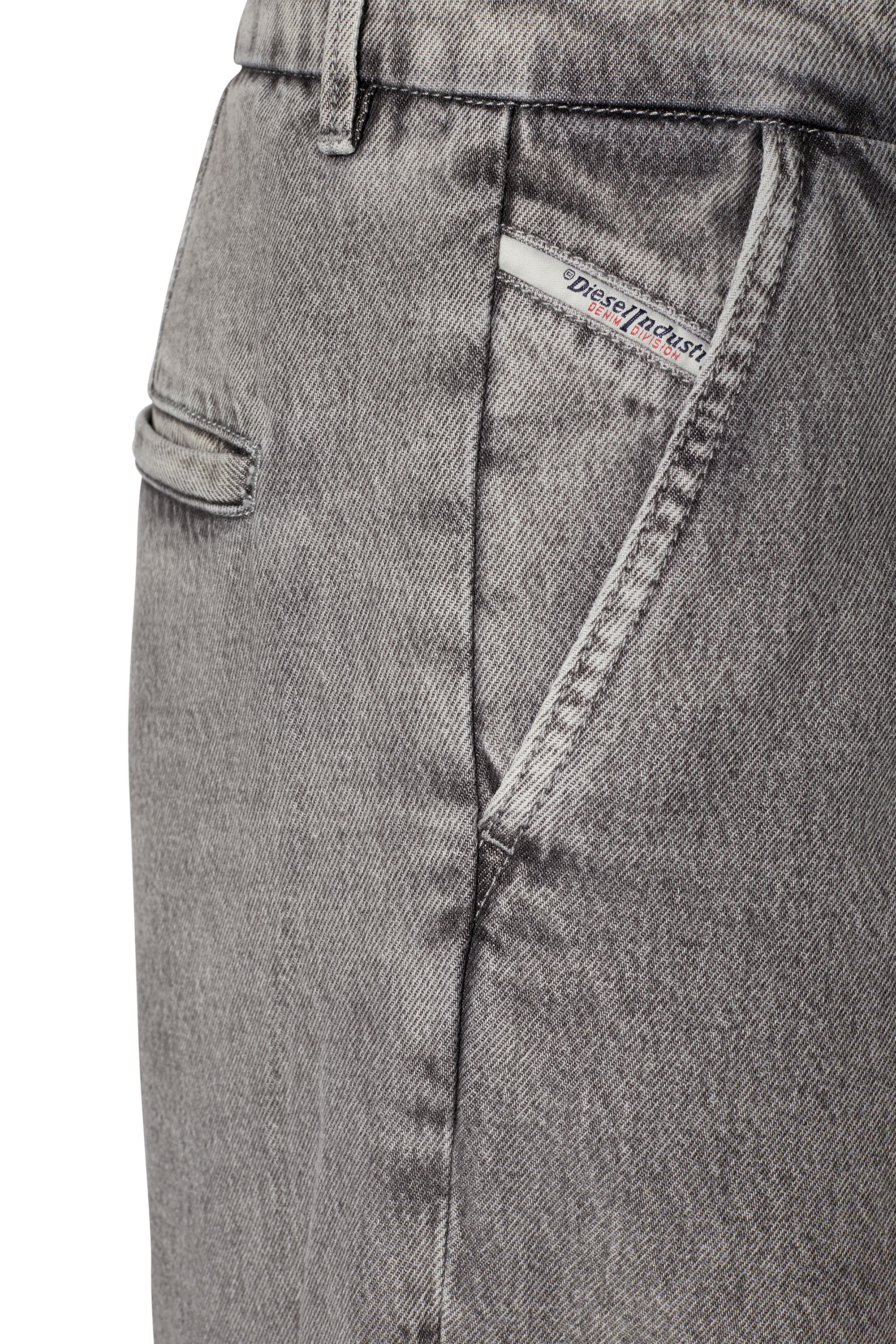 Diesel - D-Chino-Work 0IEAA Straight Jeans, Black/Dark grey - Image 3
