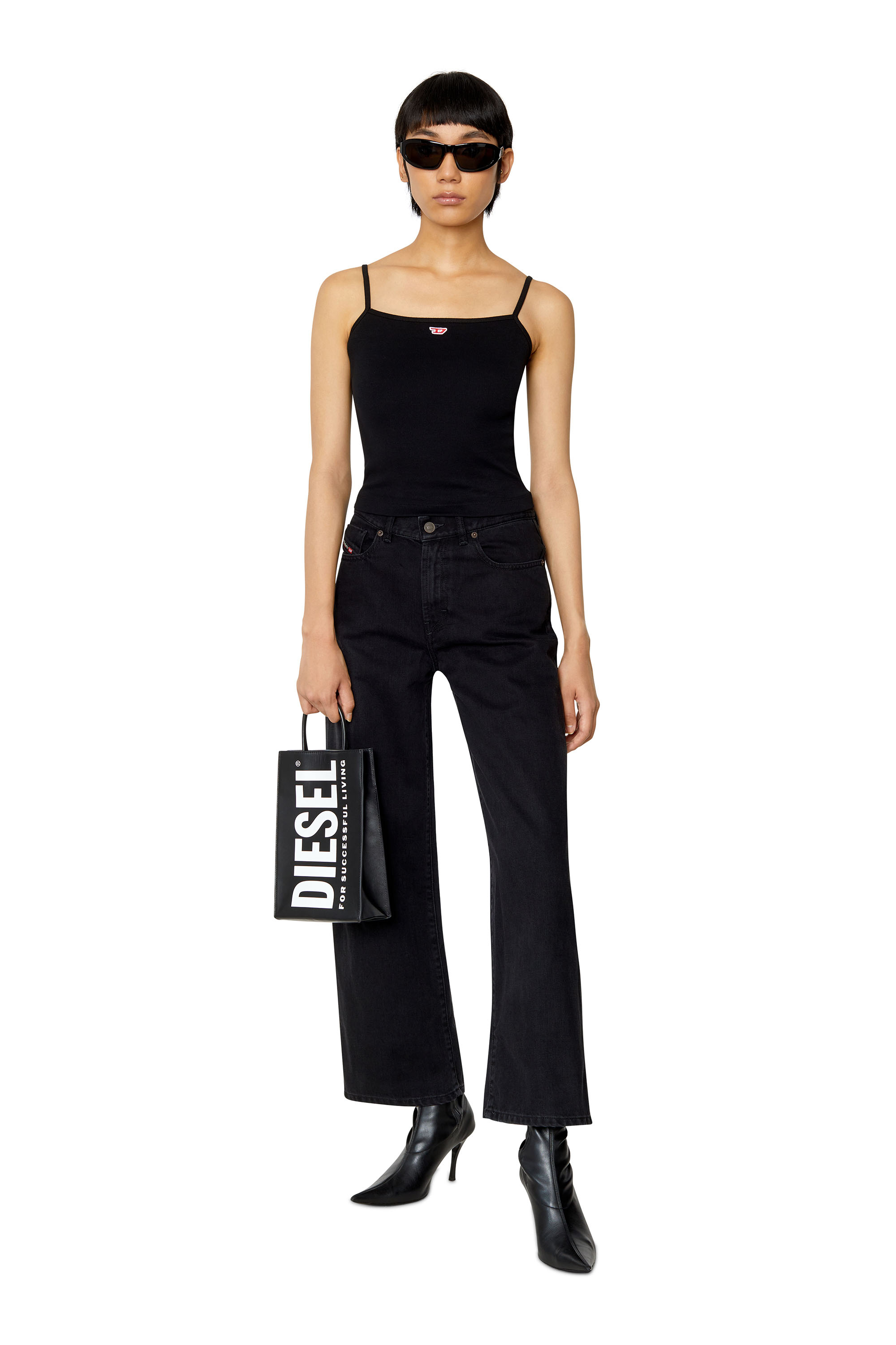 Diesel - Bootcut and Flare Jeans 2000 Widee Z09RL, Black/Dark grey - Image 1
