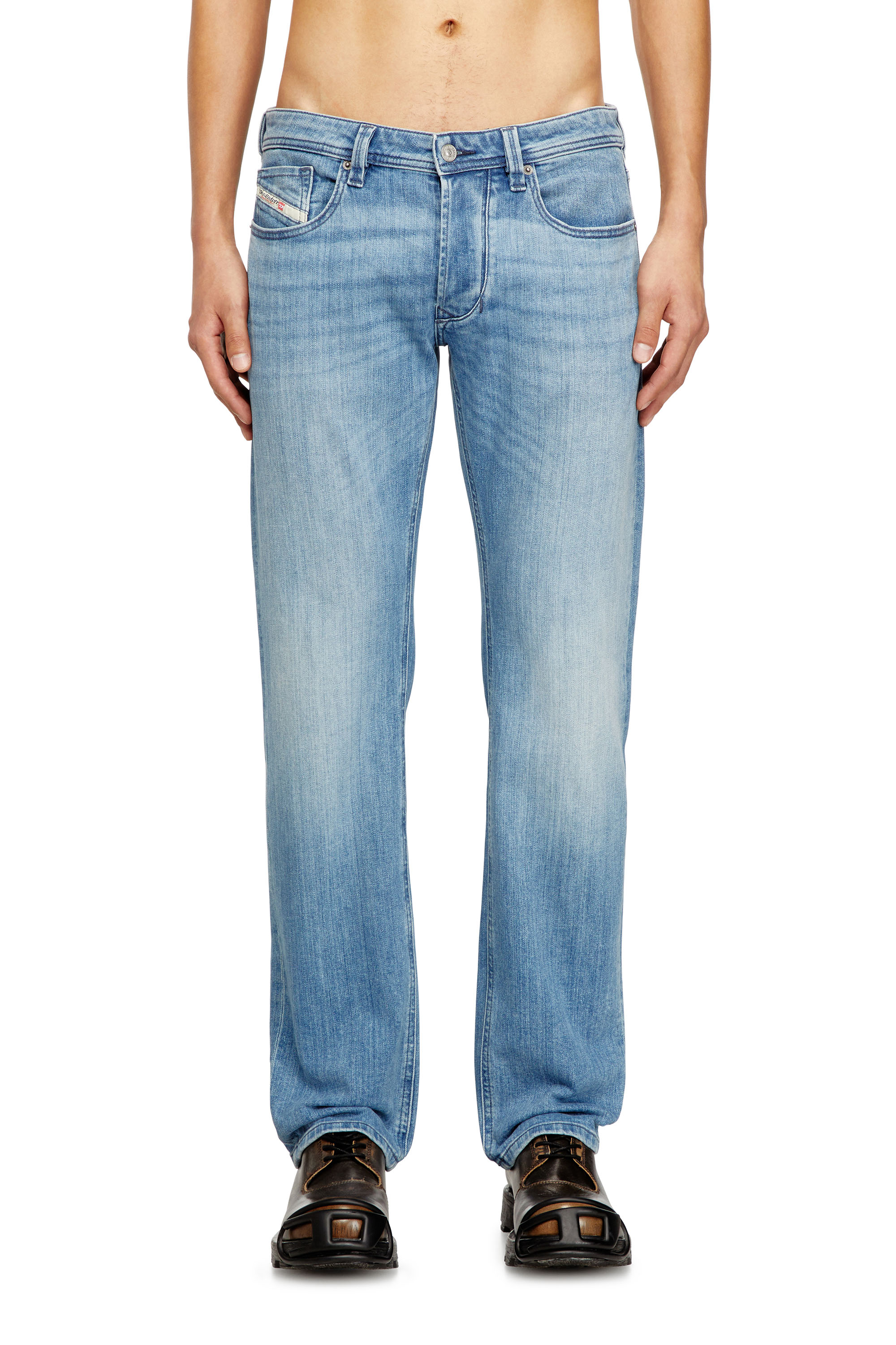 Diesel - Man's Regular Jeans 1985 Larkee 0GRDI, Light Blue - 2
