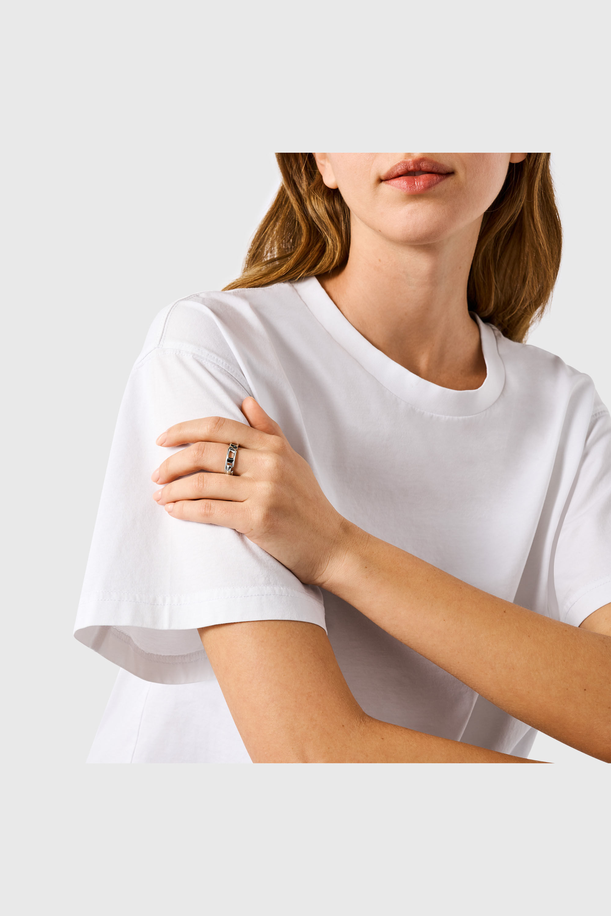 Diesel - DL1349040 STERLING SILVER JEWEL, Unisex's D Logo Sterling Silver Band Ring in Silver - 4