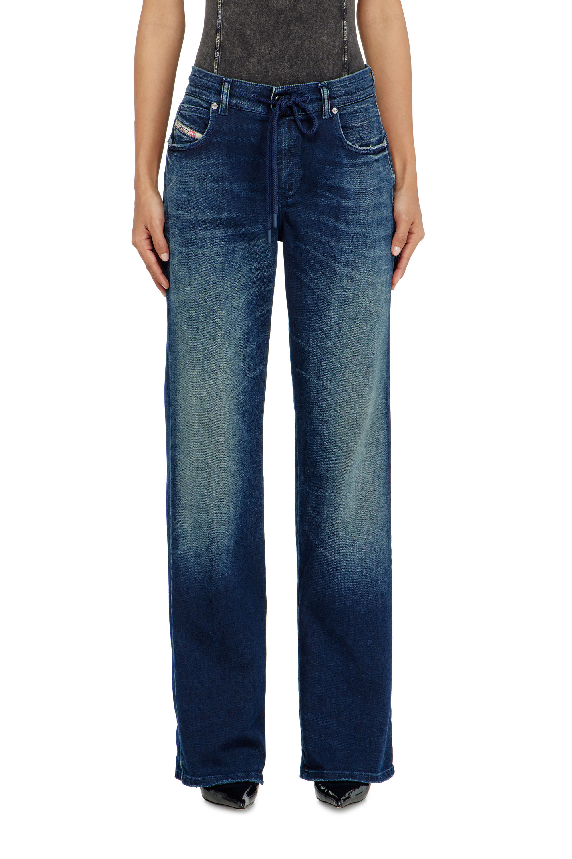 Diesel - Woman's Regular 2071 D-Meel Joggjeans&reg; 09P93, Dark Blue - 2
