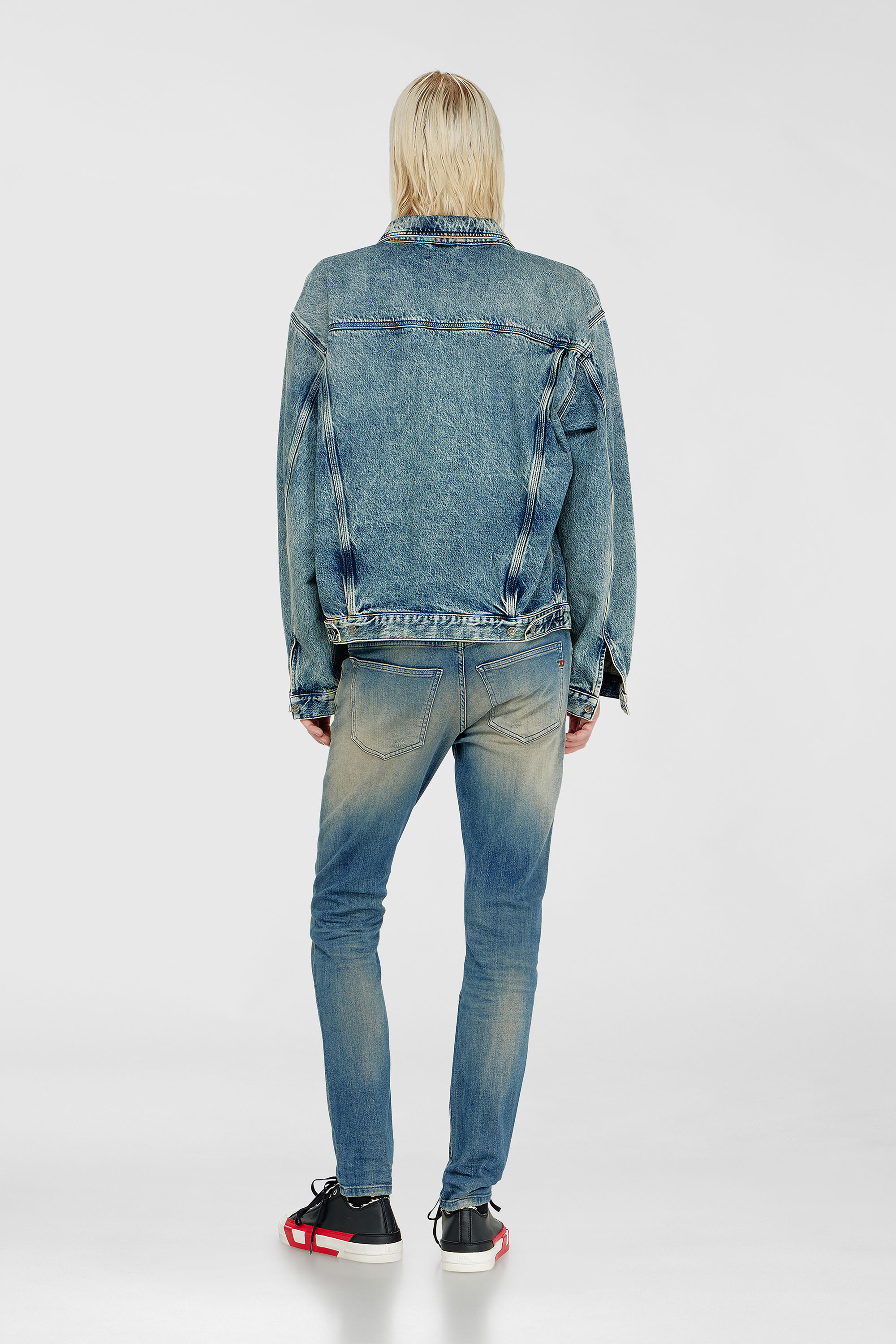 Diesel - Man's Slim Jeans 2019 D-Strukt 0KBBW, Medium blue - 3