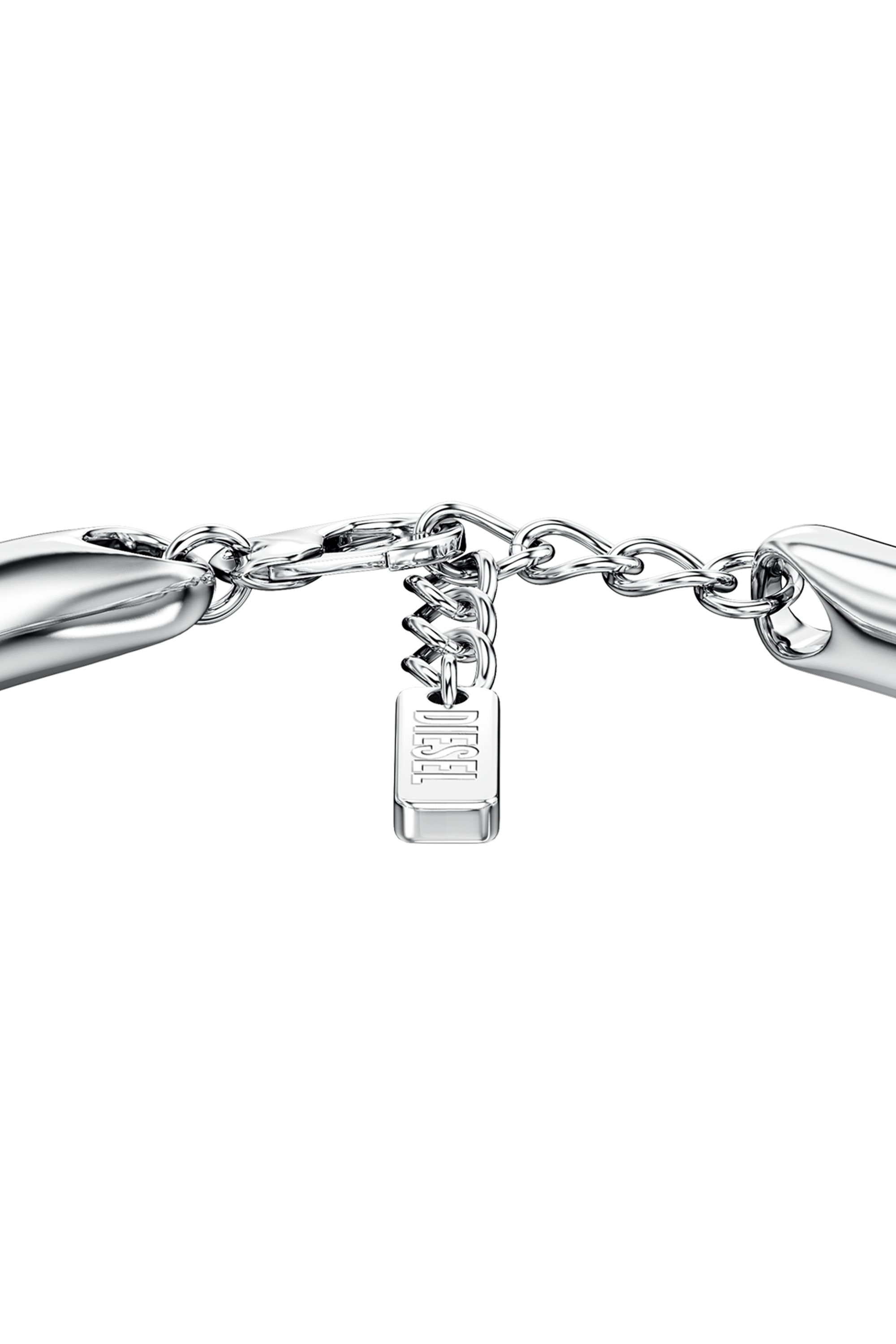 Diesel - DX1696040 JEWELLERY, Unisex's Stainless steel chain bracelet in Silver - 2