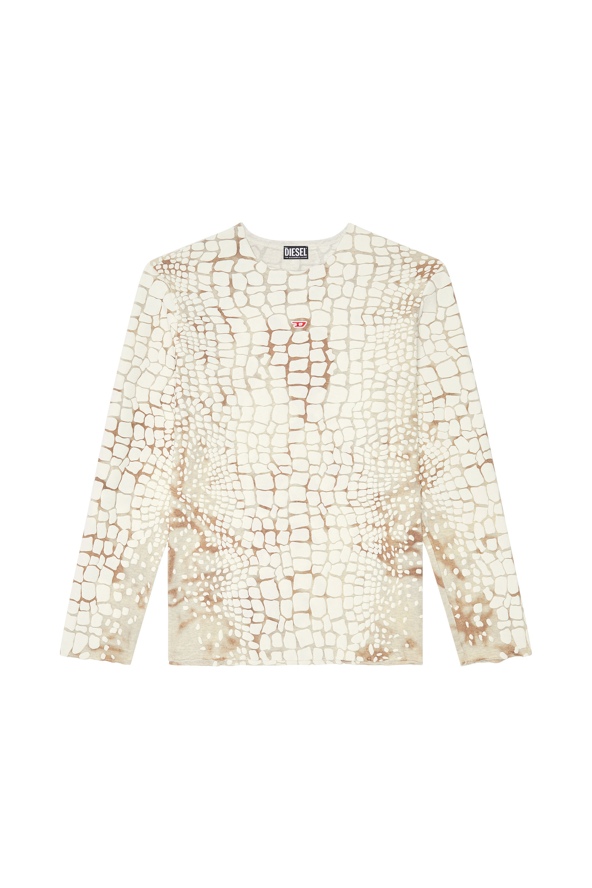 Diesel - T-JUS-LS, White/Beige - Image 5