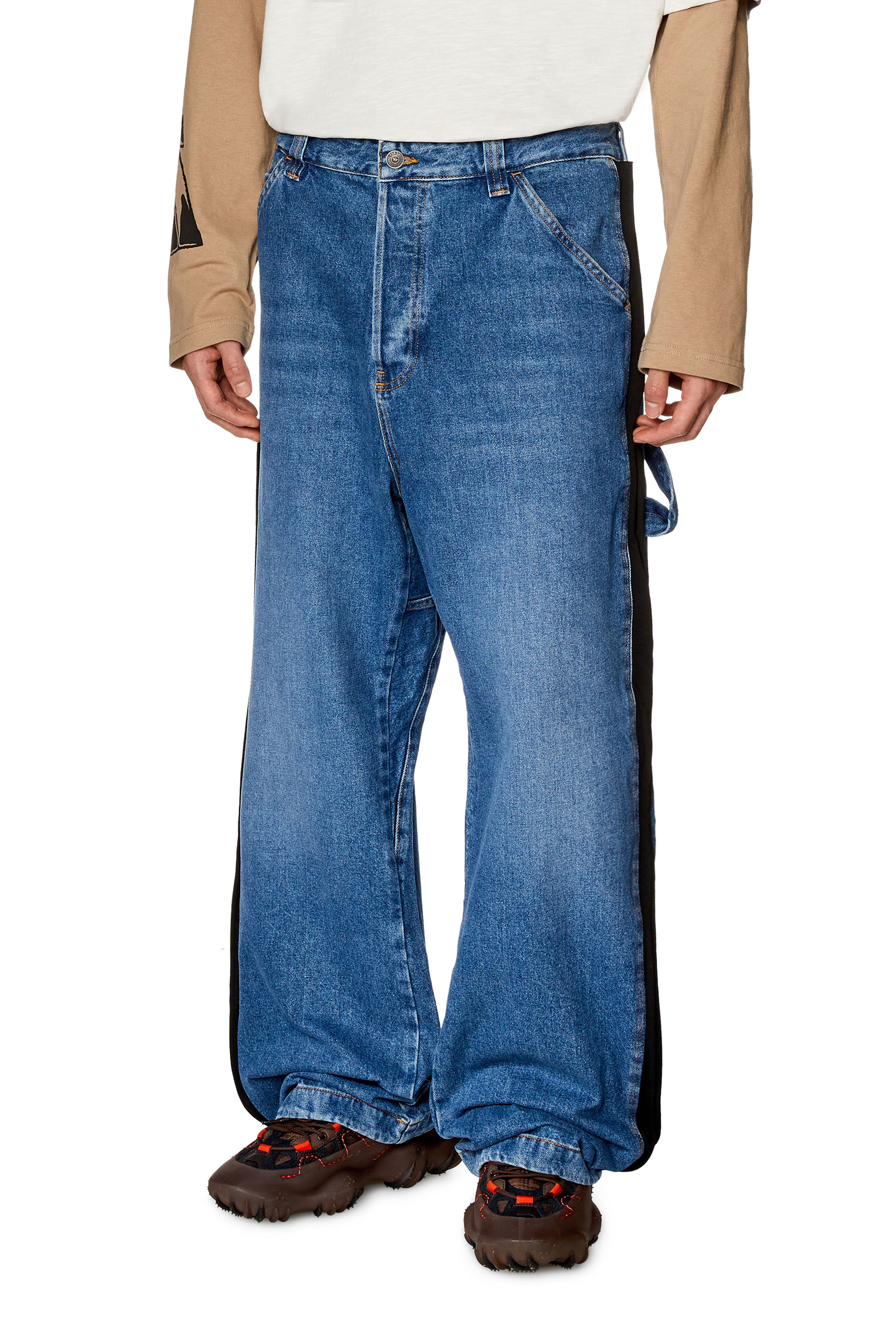 Diesel - D-Livery 0HJAV Straight Jeans, Medium blue - Image 1