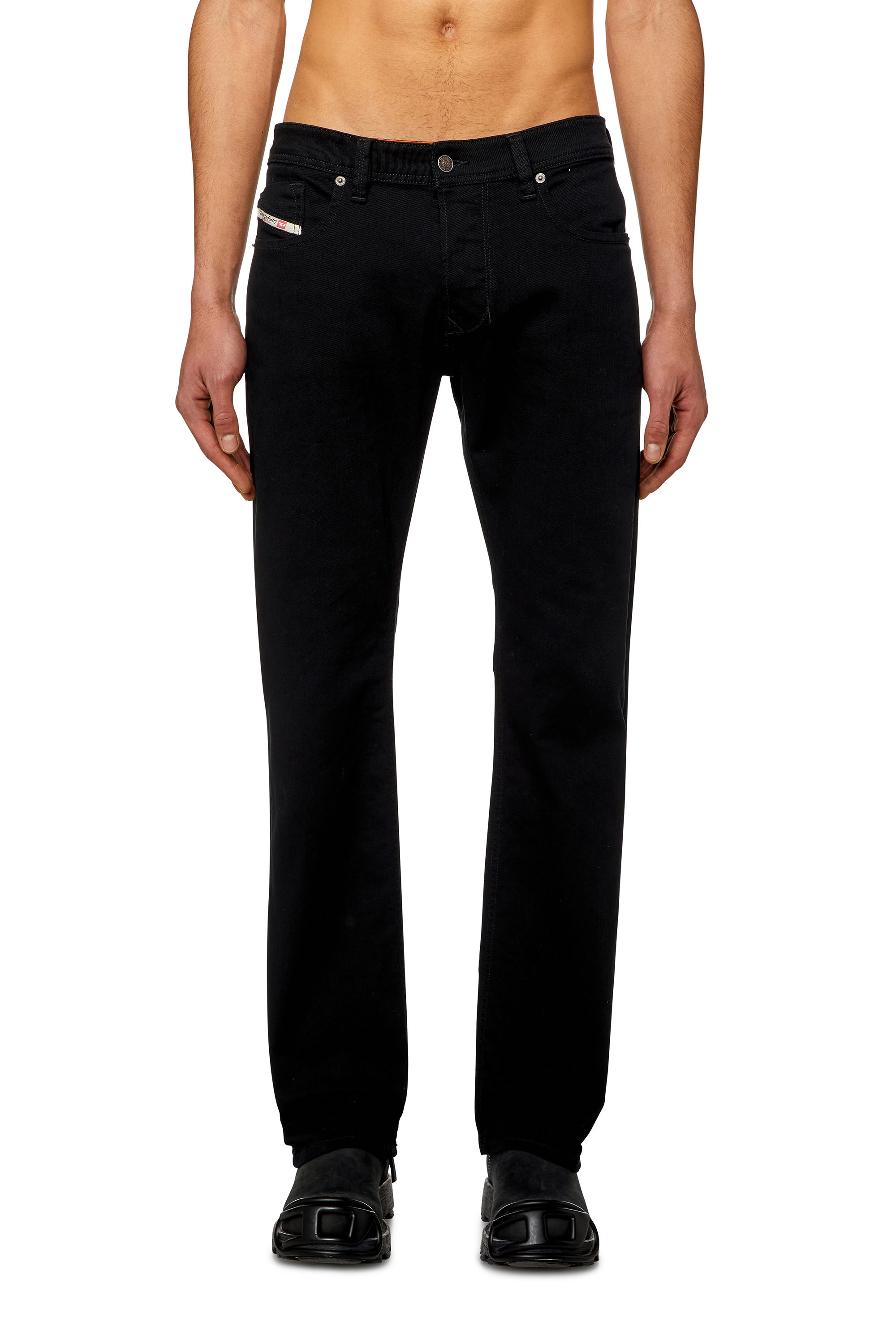 Diesel - Man's Regular Jeans 1985 Larkee 0688H, Black/Dark grey - 3