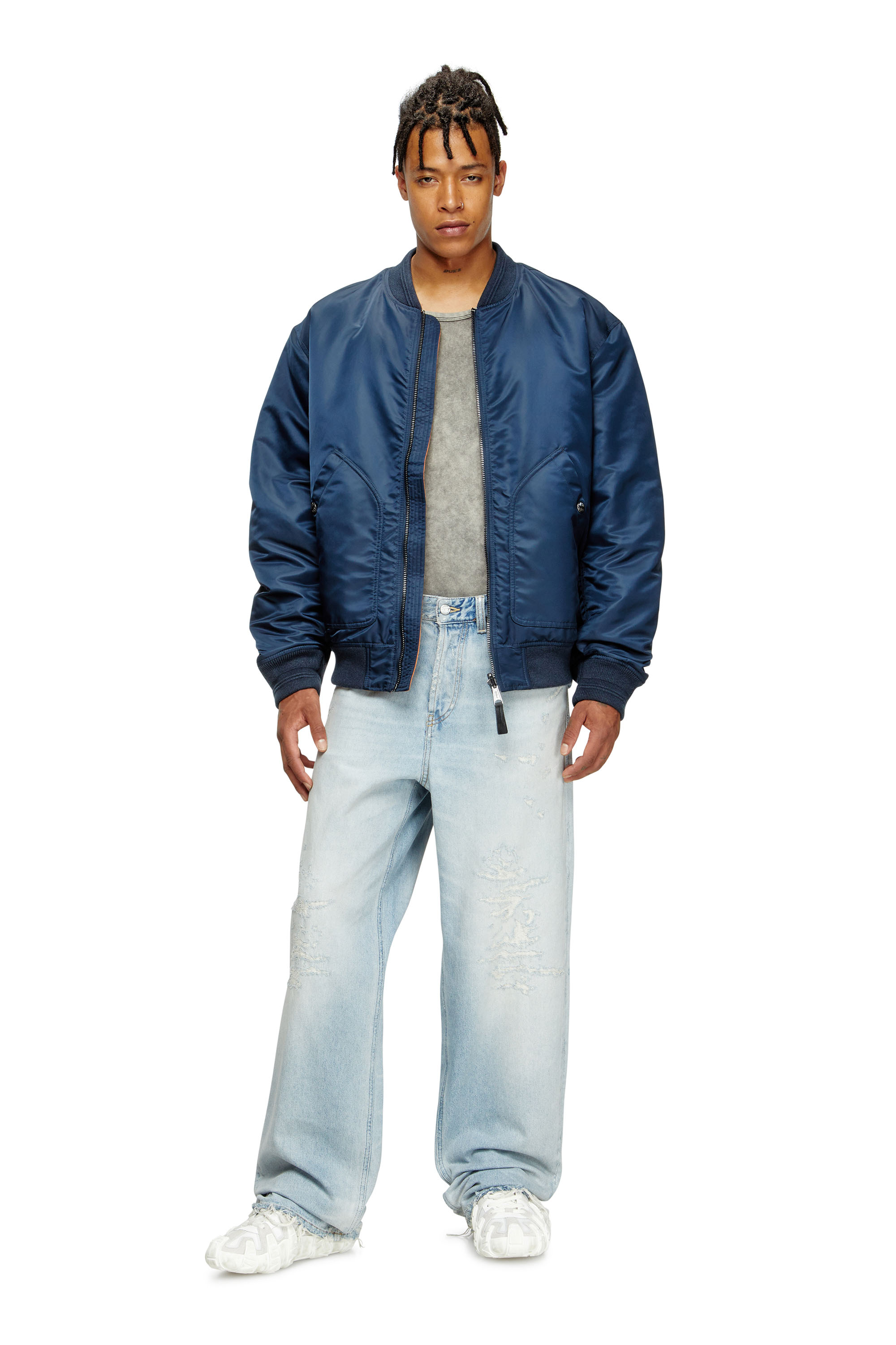 Diesel - Man's Relaxed Jeans 2001 D-Macro 09M53, Light Blue - 2