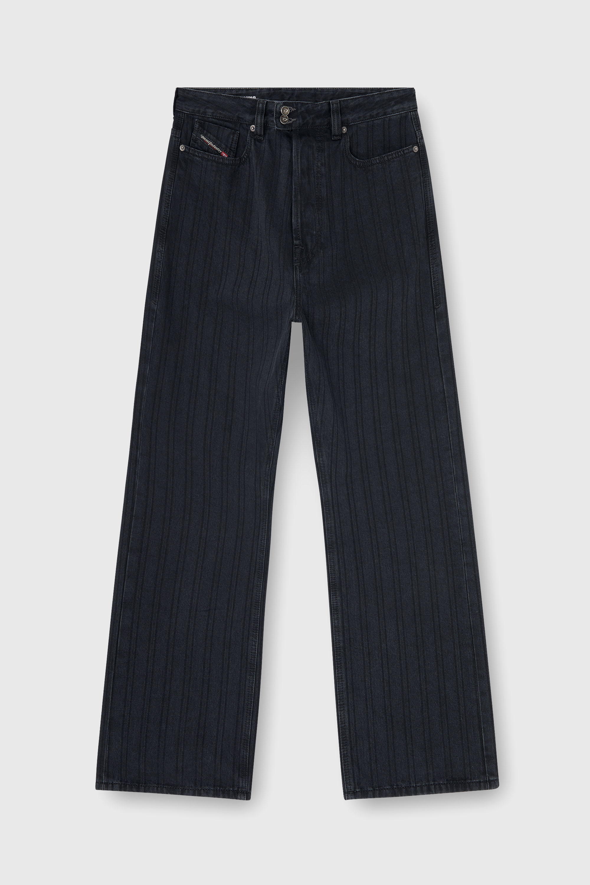 Diesel - Man's Relaxed Jeans 1980 D-Eeper 09Q12, Black/Dark grey - 1