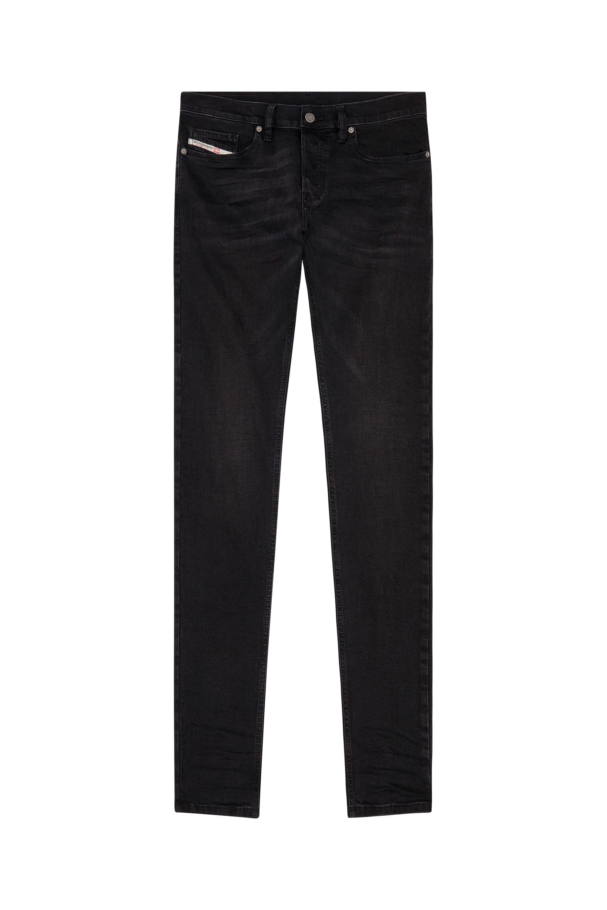 Diesel - D-Luster 0IHAU Slim Jeans, Black/Dark grey - Image 6