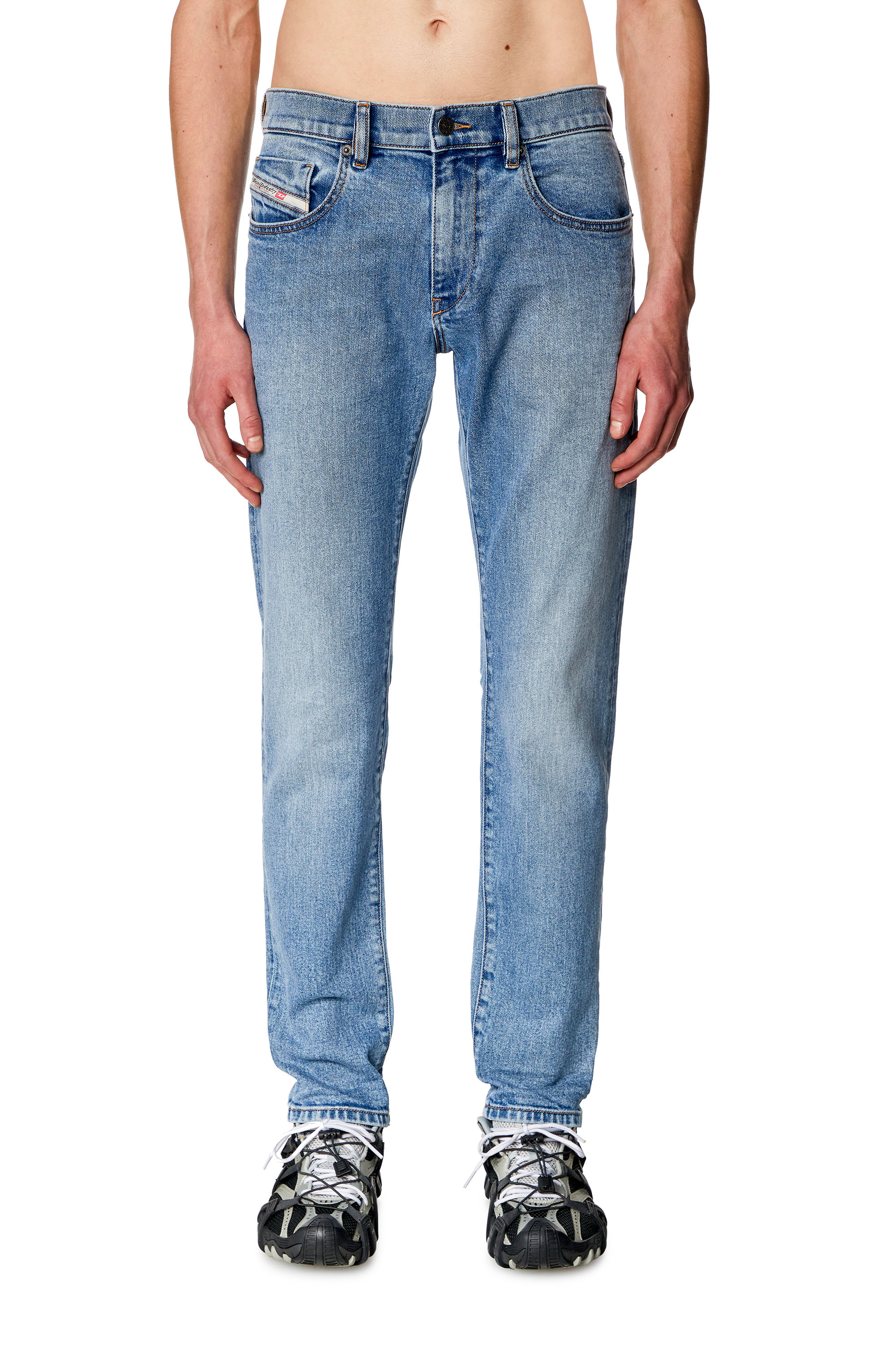 Diesel - Slim Jeans 2019 D-Strukt 0CLAF, Light Blue - Image 1