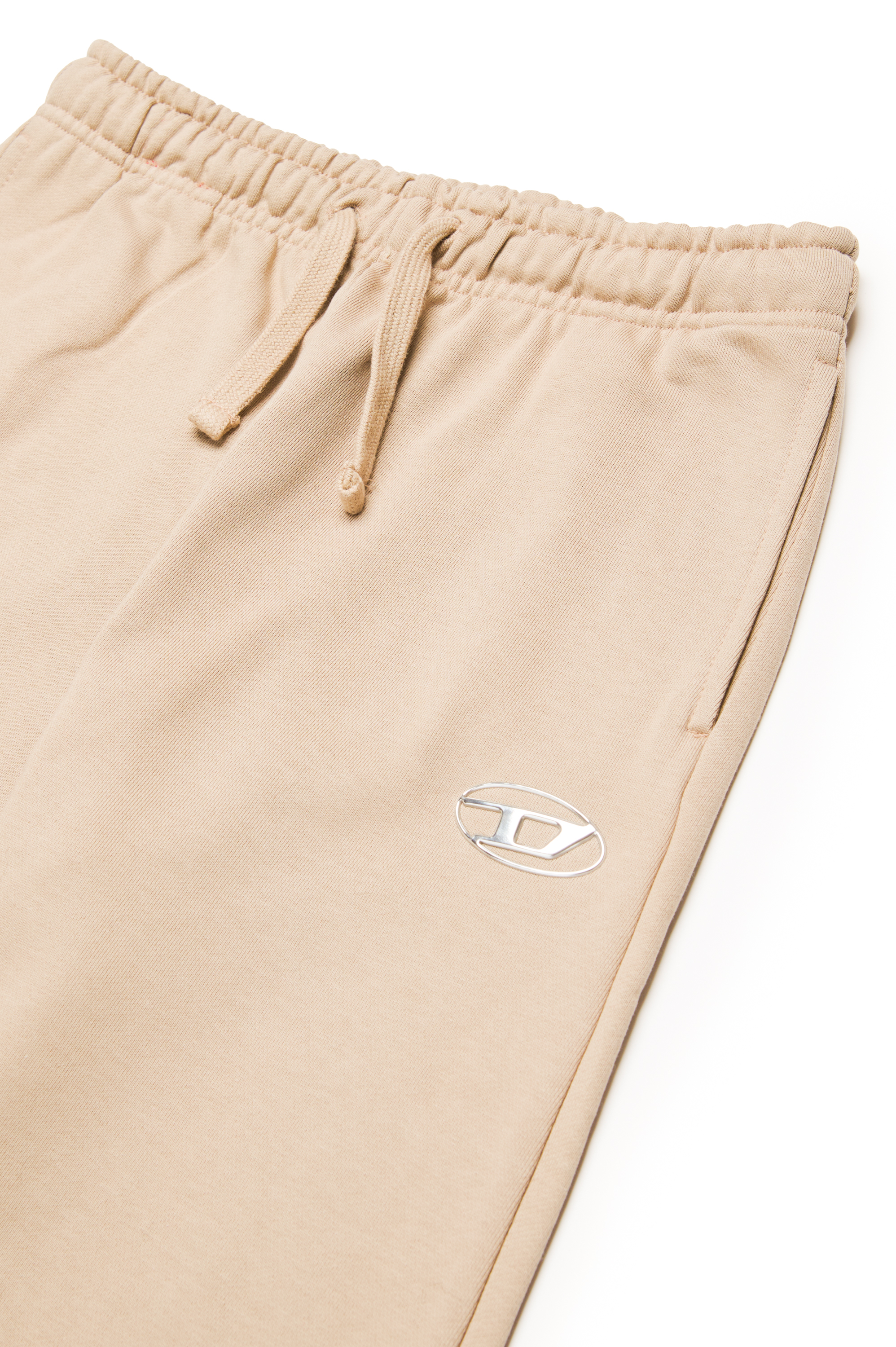 Diesel - PMACIS, Man Sweatpants with metal-look Oval D logo in Brown - Image 3