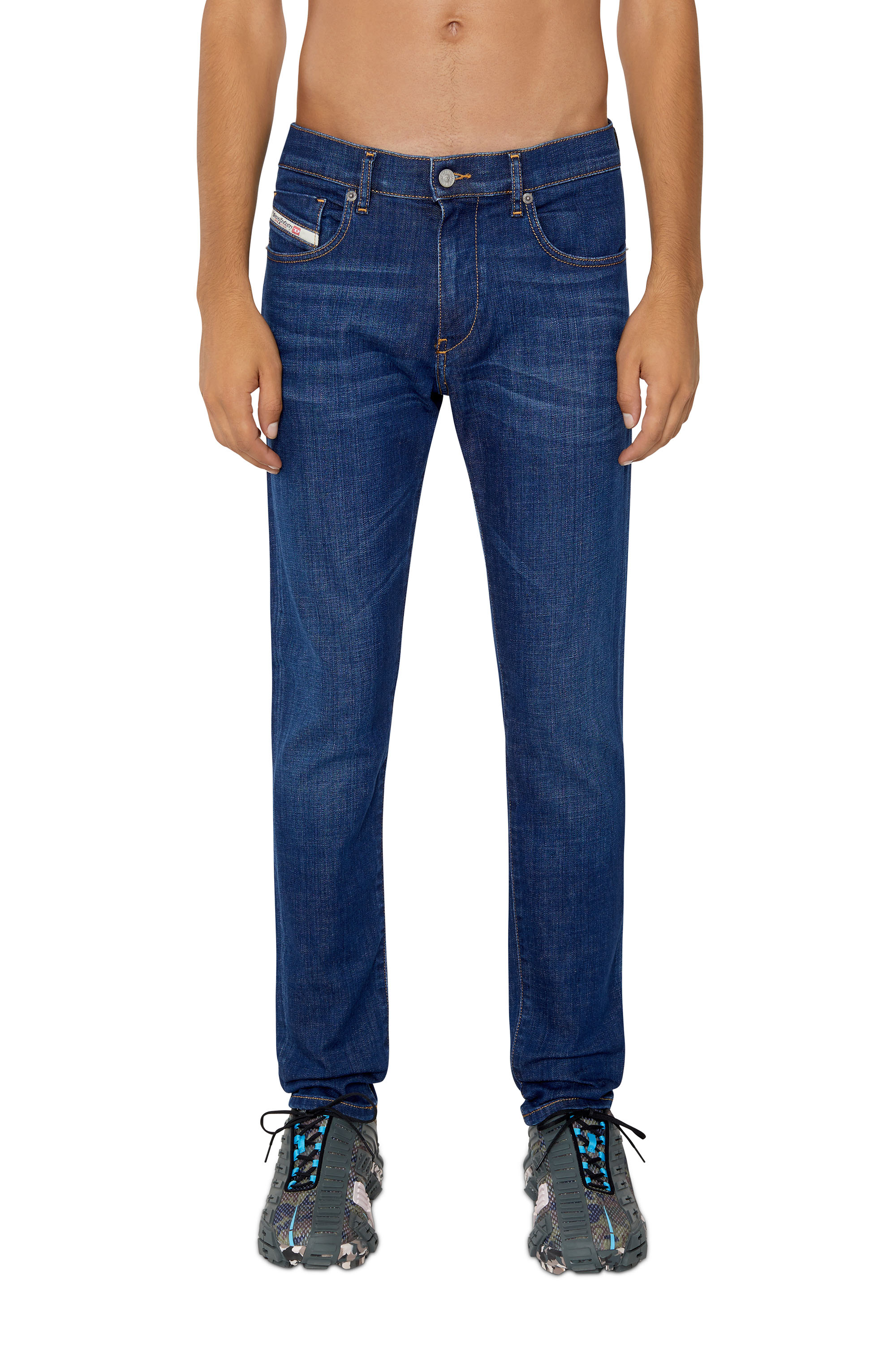 Mens Clothing Jeans Straight-leg jeans for Men Blue DIESEL Denim d-strukt Jeans in Navy Blue 