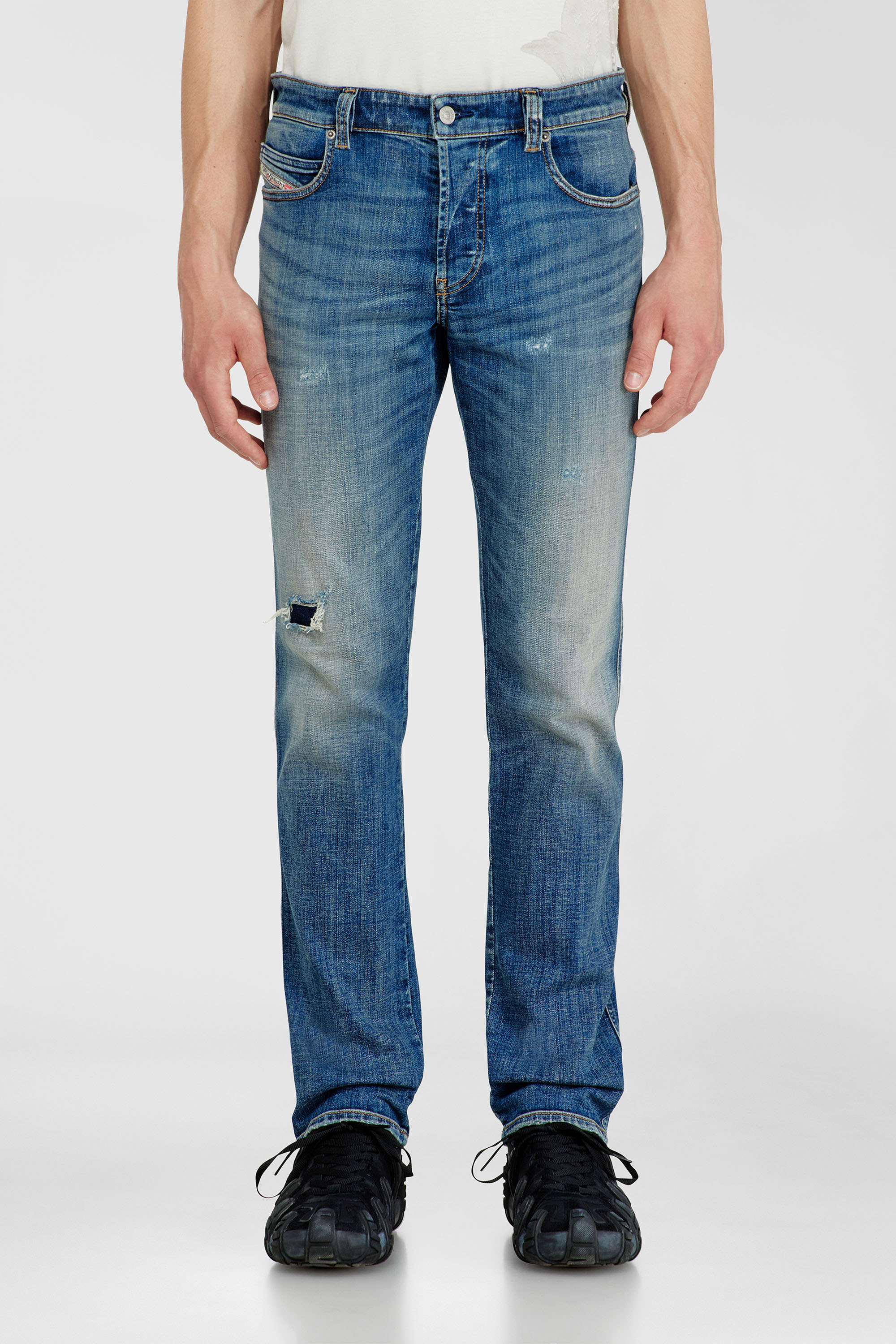 Diesel - Man's Slim Jeans 1993 D-Vyl 09P44, Medium blue - 4