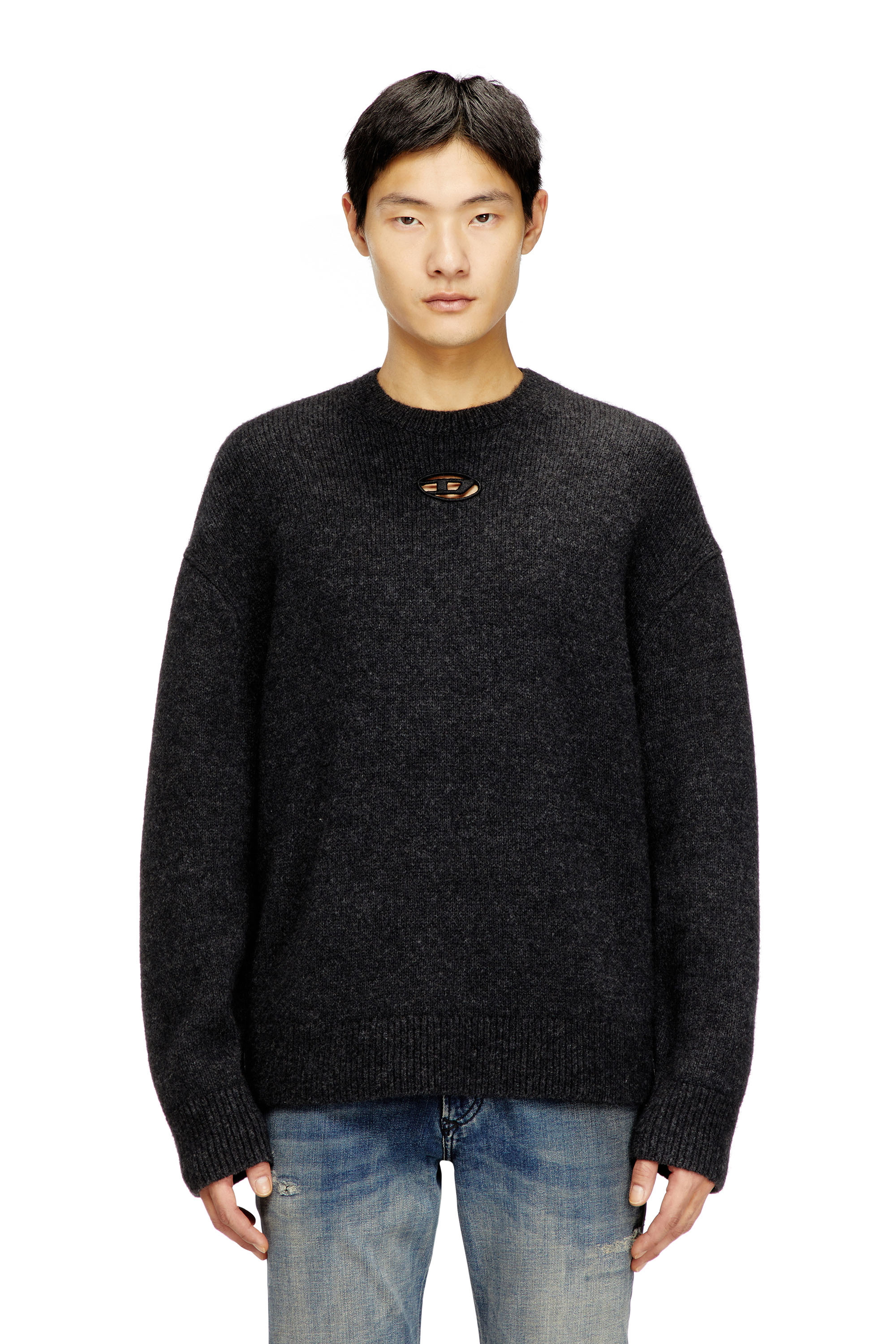 Diesel - K-AREESO, Man's Jumper in wool and alpaca blend in null - 3