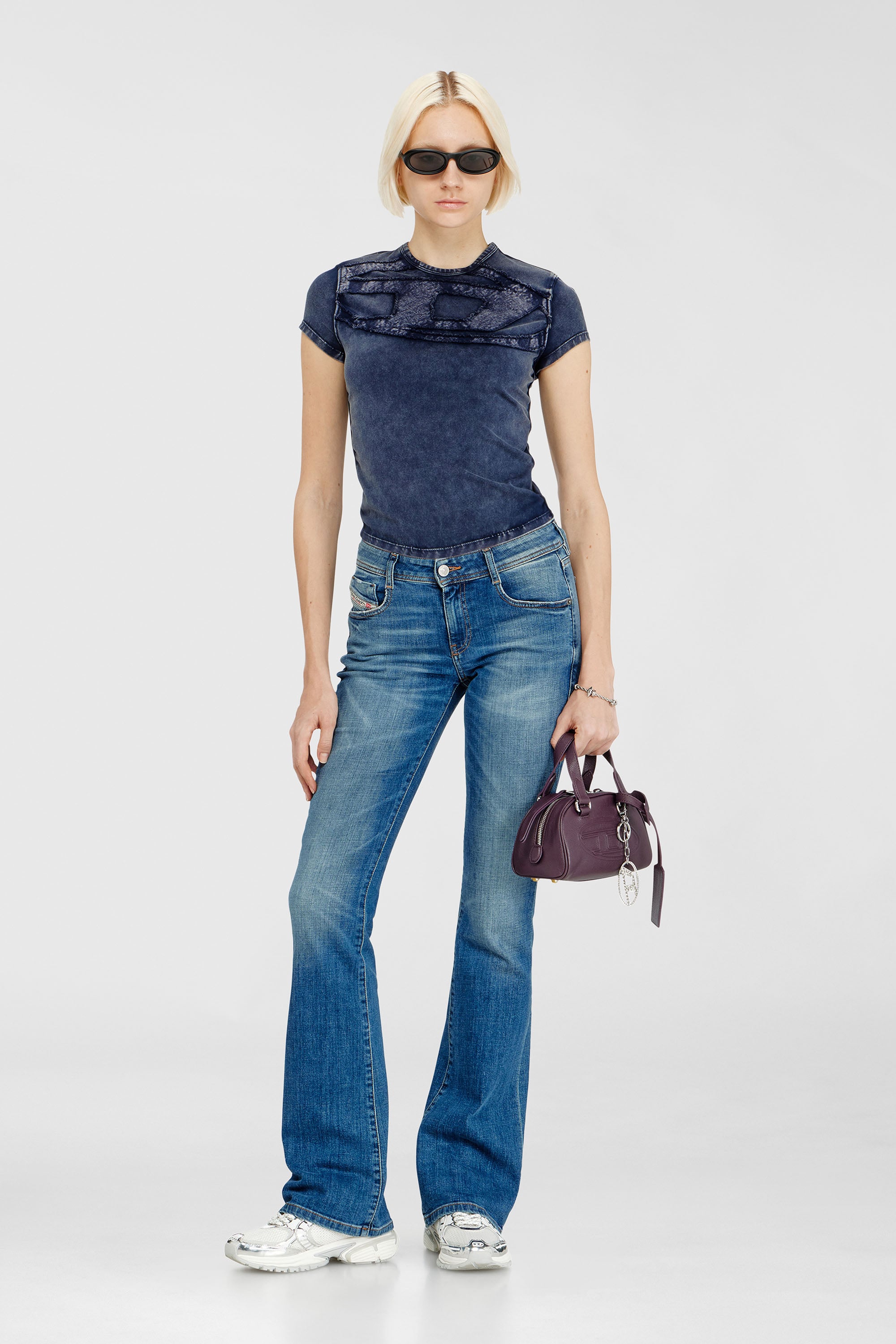 Diesel - Woman's Bootcut Jeans 1969 D-Ebbey 09J33, Medium blue - 1