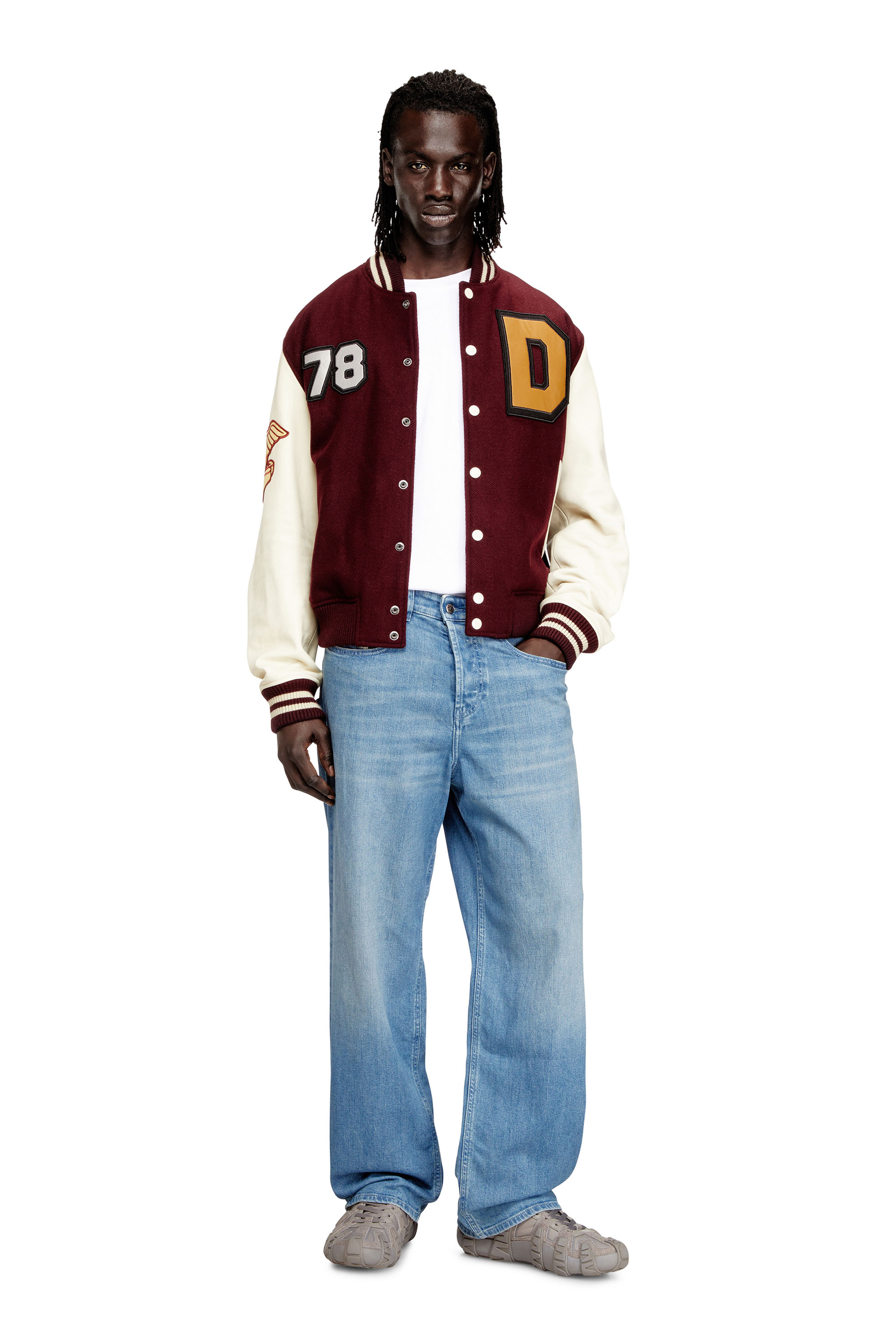 Diesel - Man's Relaxed Jeans 2001 D-Macro 09Q18, Light Blue - 1