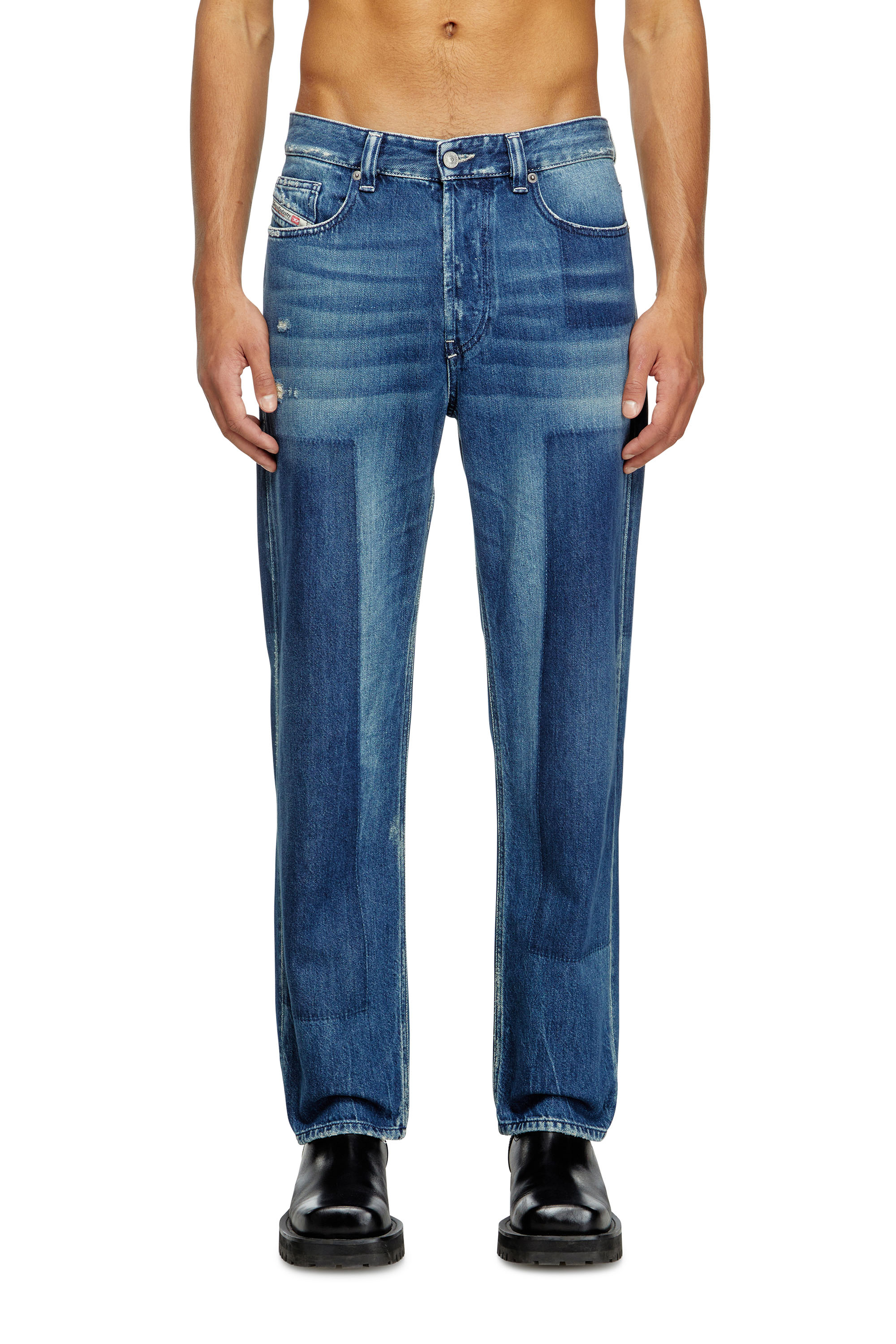 Regular Jeans 2024 D-Macs 09M52, Dark Blue Diesel - Man's Regular Jeans 2024 D-Macs 09M52, Dark Blue - 3