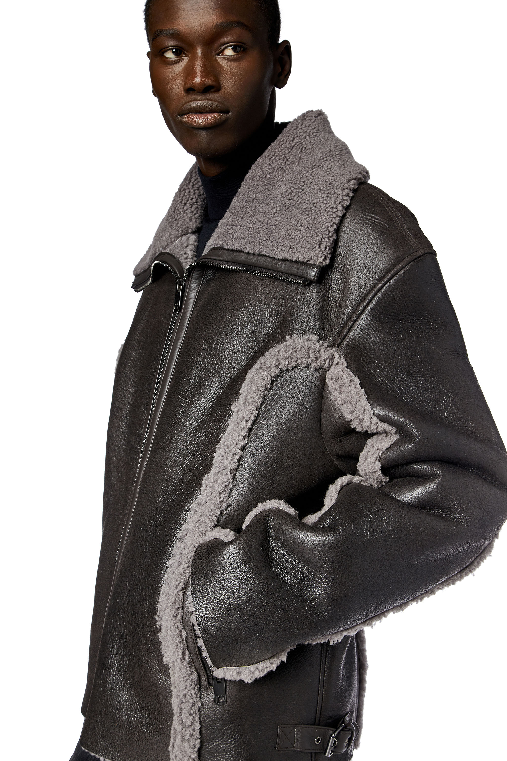 Diesel - L-BROWNY, Brown - Image 3