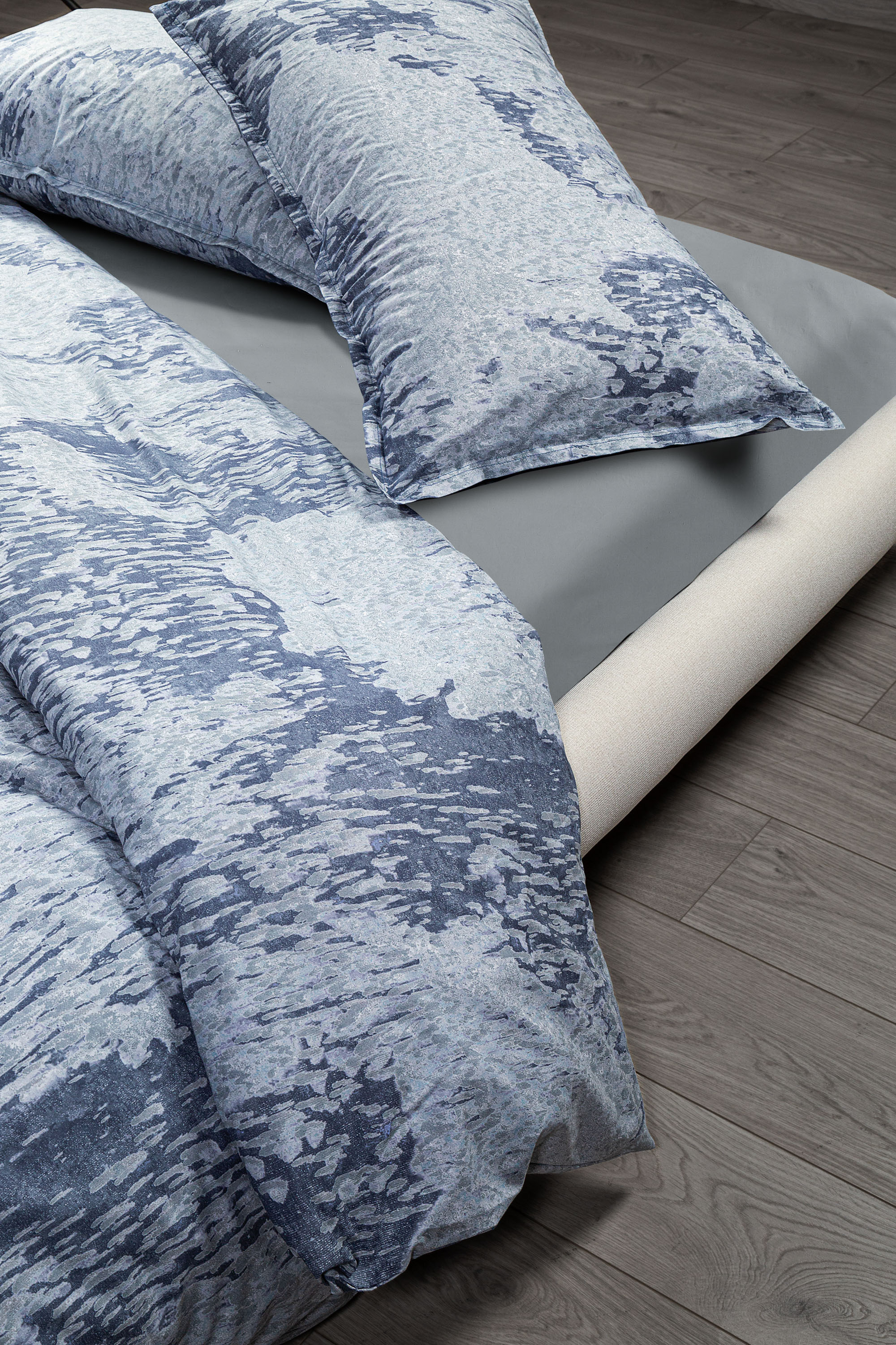 Diesel - 1015008 ACID RAIN - COTTON DUVET COVER B, Unisex's Cotton Duvet Cover in Light Blue - 2