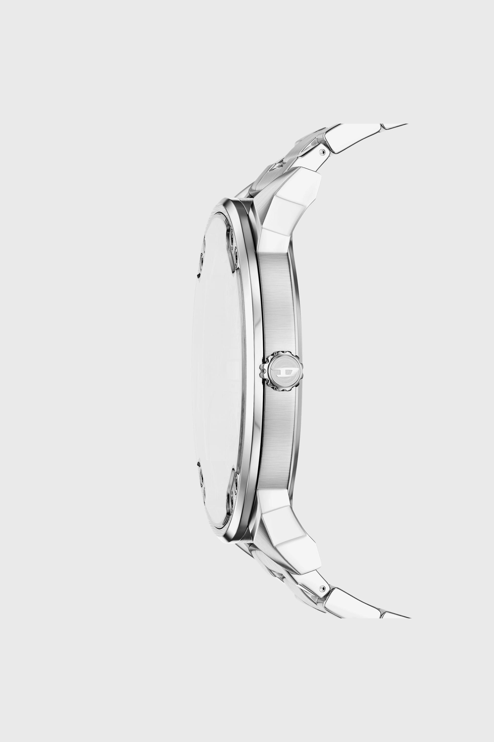 Diesel - DZ7498 WATCH, Man's Mr. Daddy Slim date stainless steel watch in Silver - 2