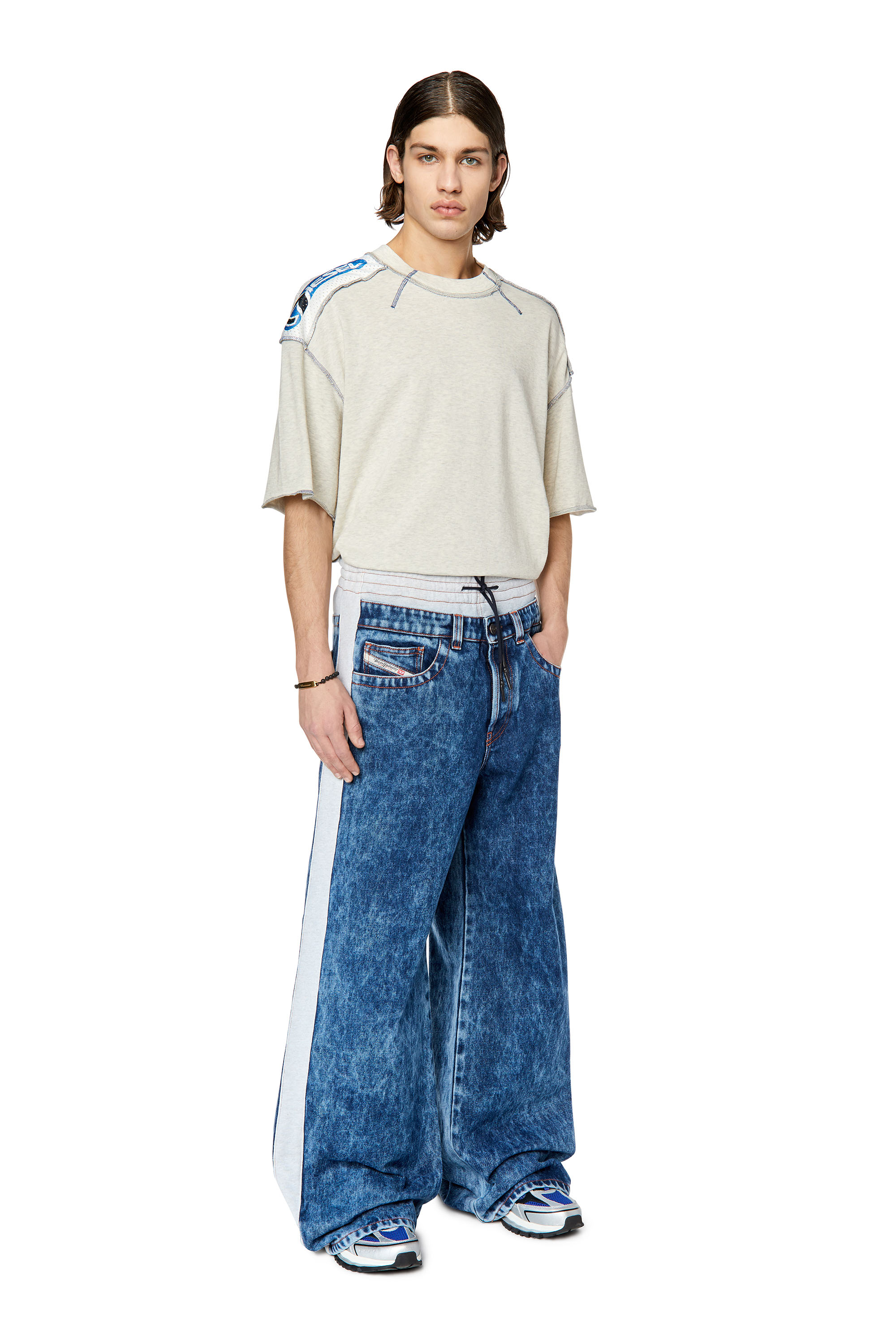 Diesel - D-Seri 0EMAW Straight Jeans, Medium blue - Image 2