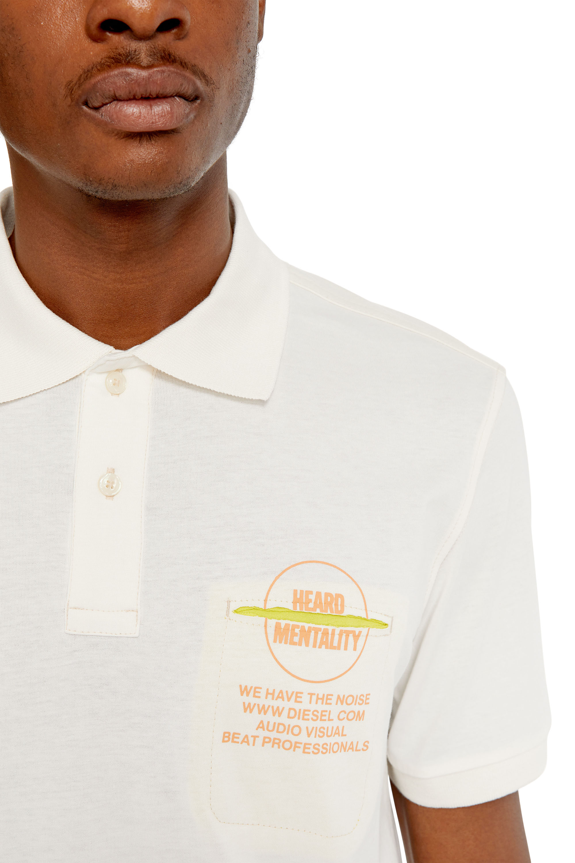 Diesel - T-SPOUCH, White - Image 4