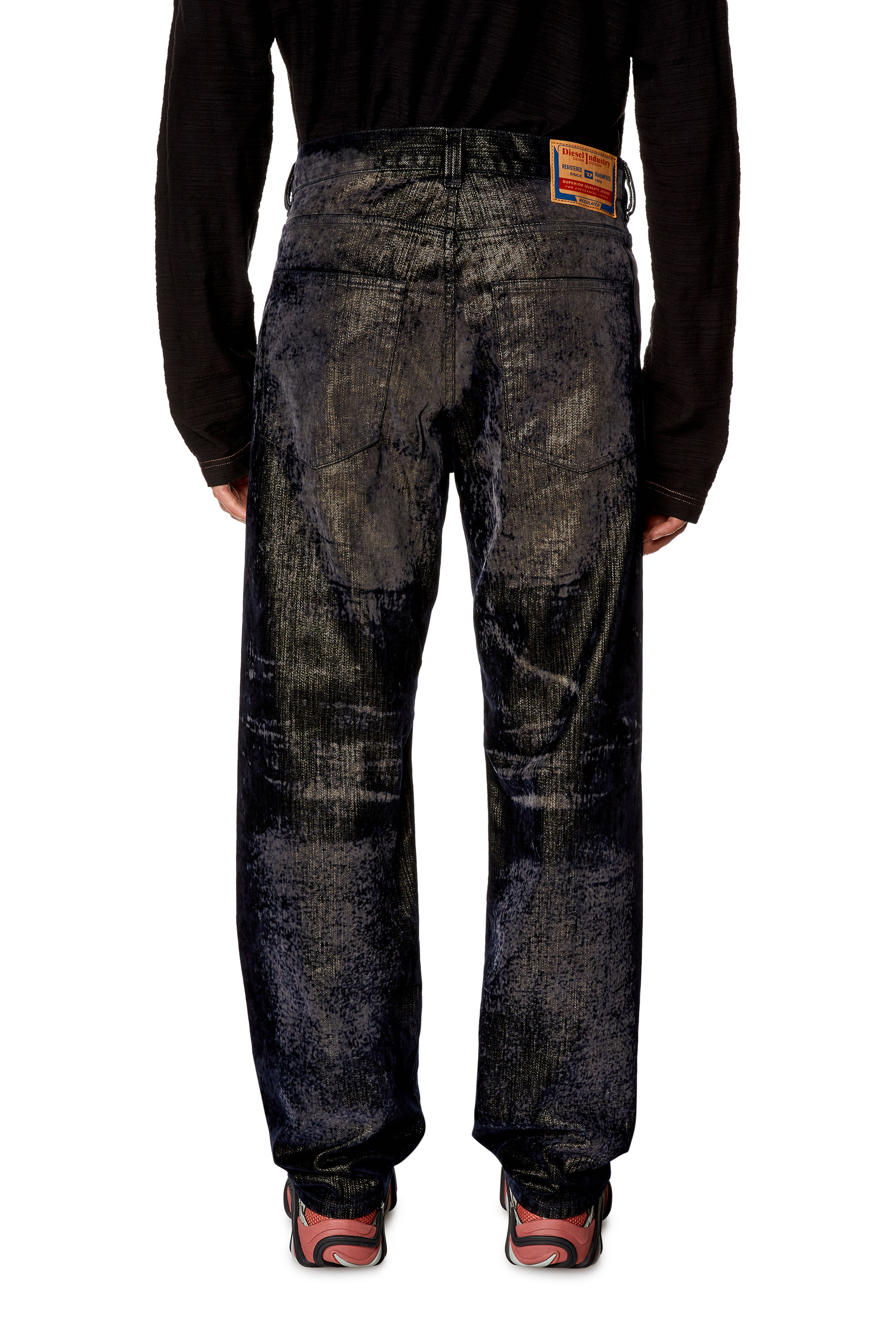 Diesel - Straight Jeans 2010 D-Macs 09I49, Black/Dark grey - Image 3