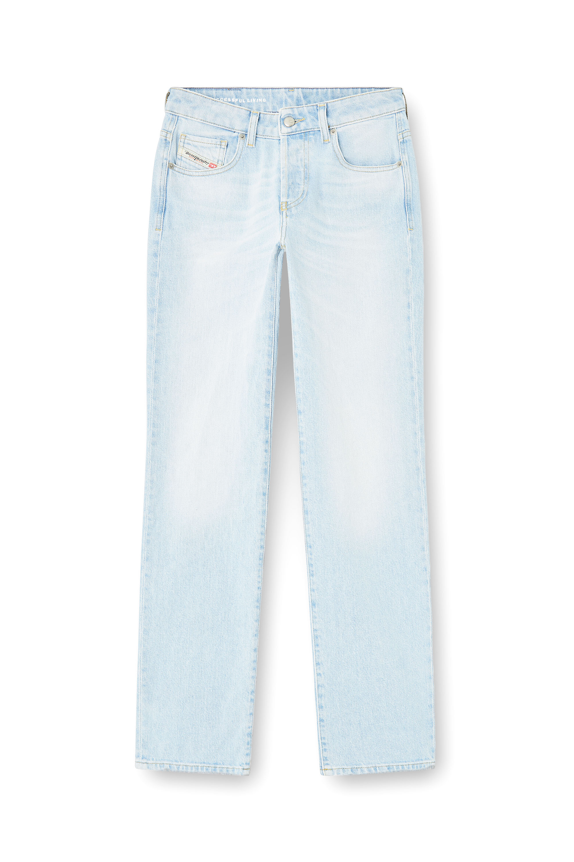 Diesel - Woman's Regular Jeans 1989 D-Mine 09M11, Light Blue - 3