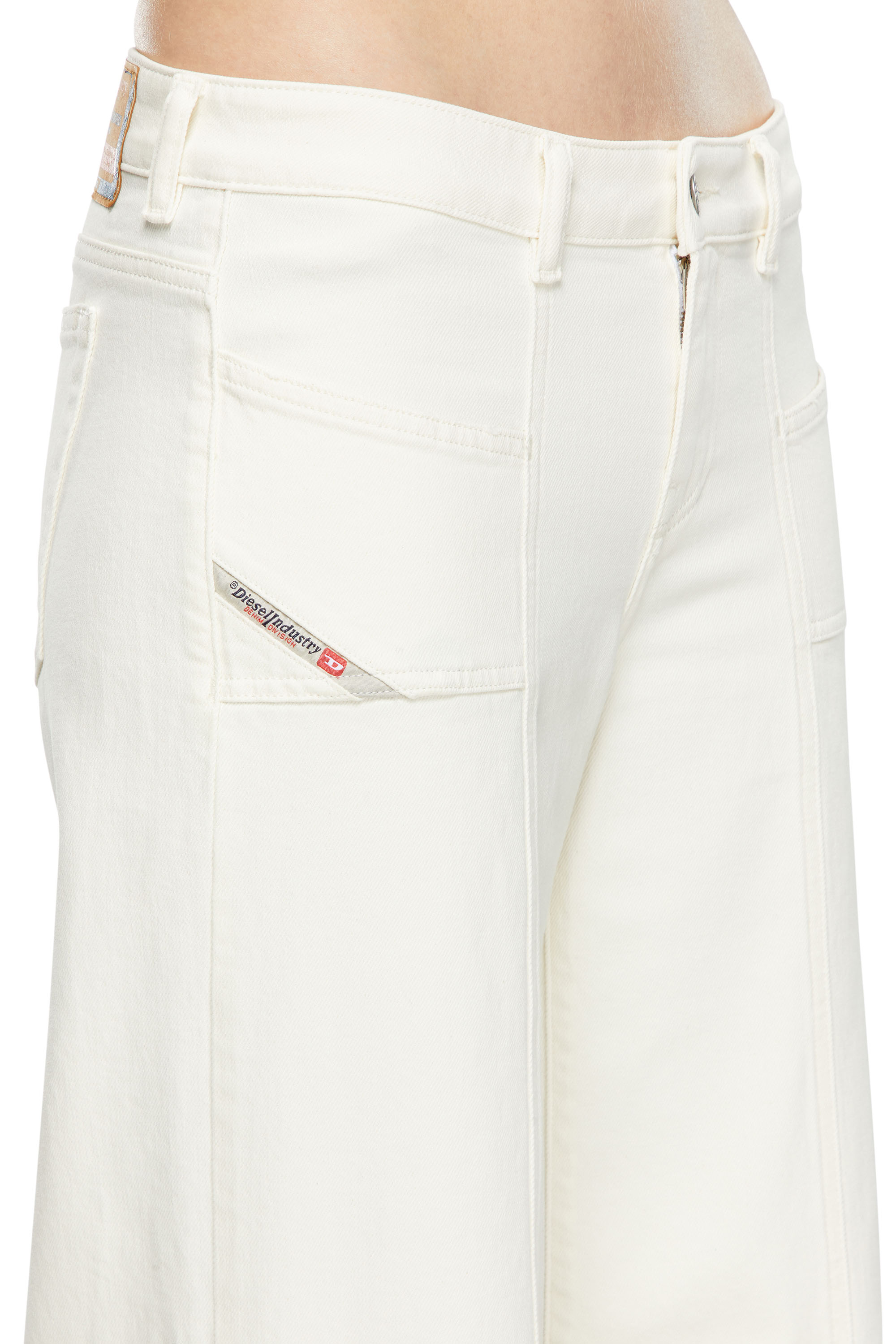 Diesel - Woman Bootcut and Flare Jeans D-Akii 09J68, White - Image 5