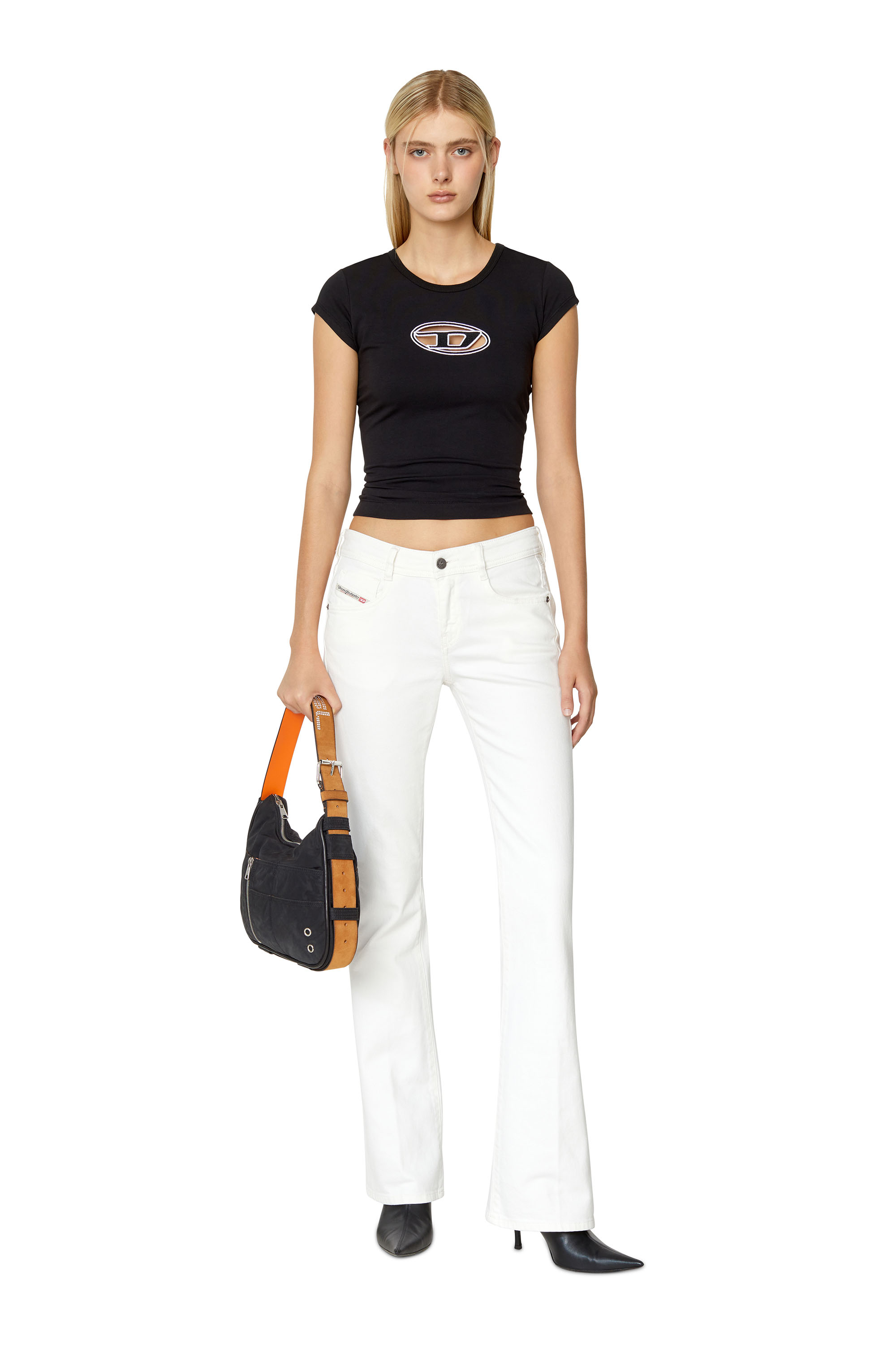 Diesel - 1969 D-EBBEY 09D63 Bootcut and Flare Jeans, White - Image 3