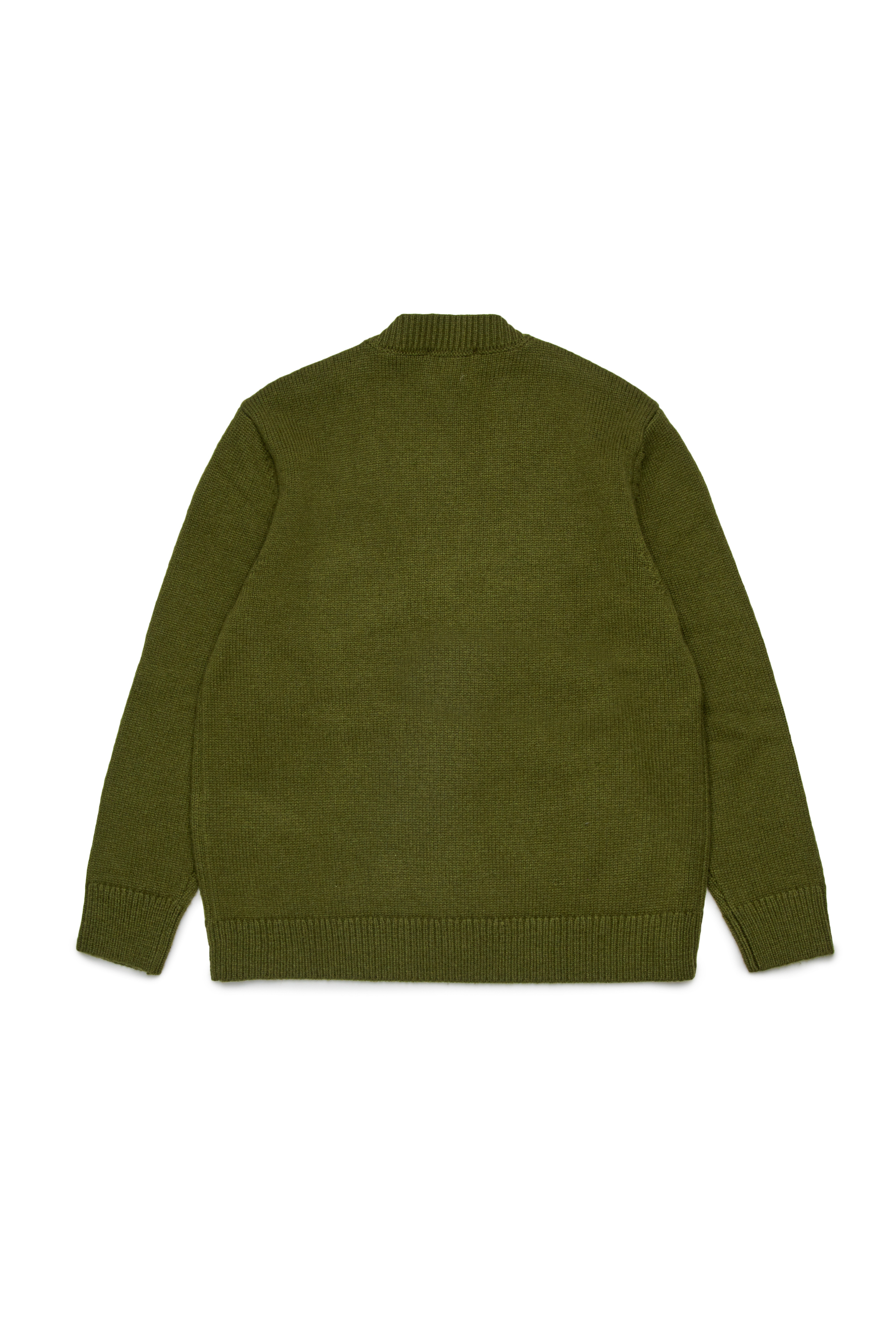 Diesel - KRAMCARDIGAN, Man's Wool cardigan in Green - 2