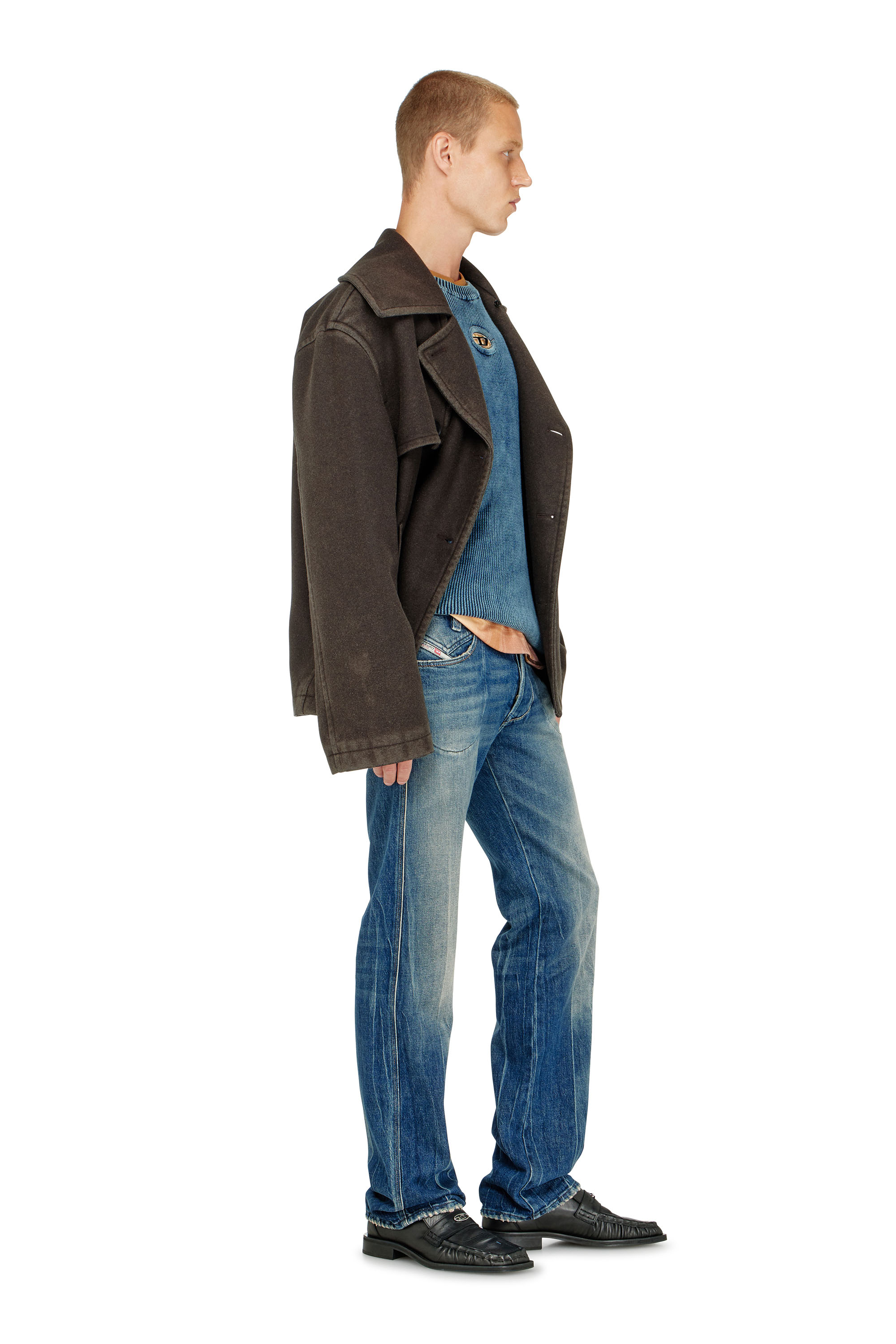 Diesel - Man's Regular Jeans 1985 Larkee 09Q27, Medium blue - 2
