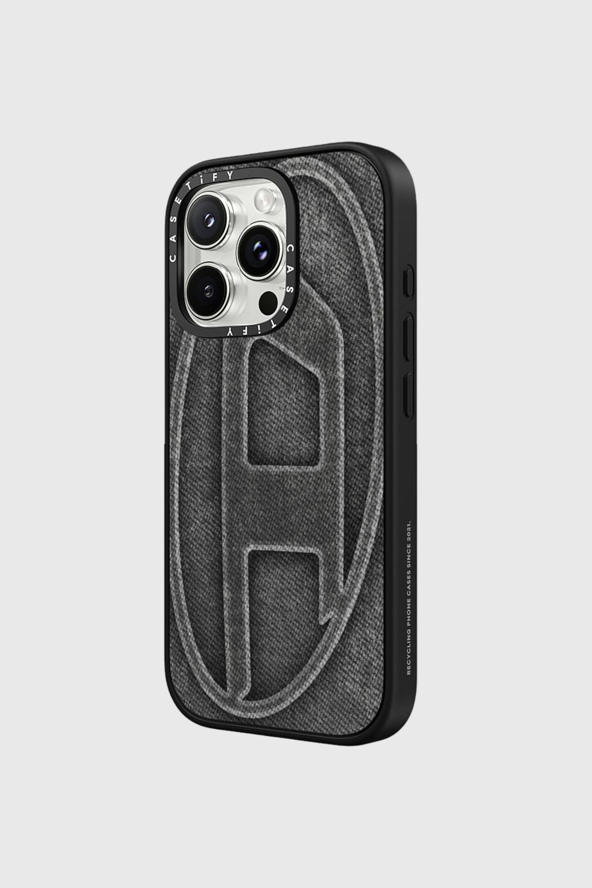 Diesel - 60577 MOULDED CASE, Unisex's Oval D impact case for iPhone 16 Pro in Black - 2