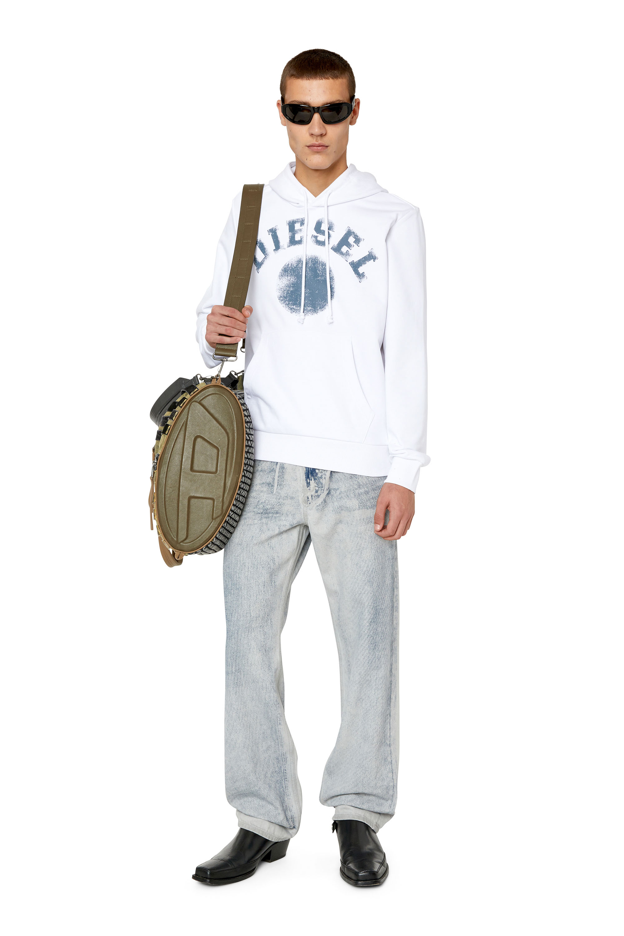 Diesel - S-GINN-HOOD-K30, White - Image 2