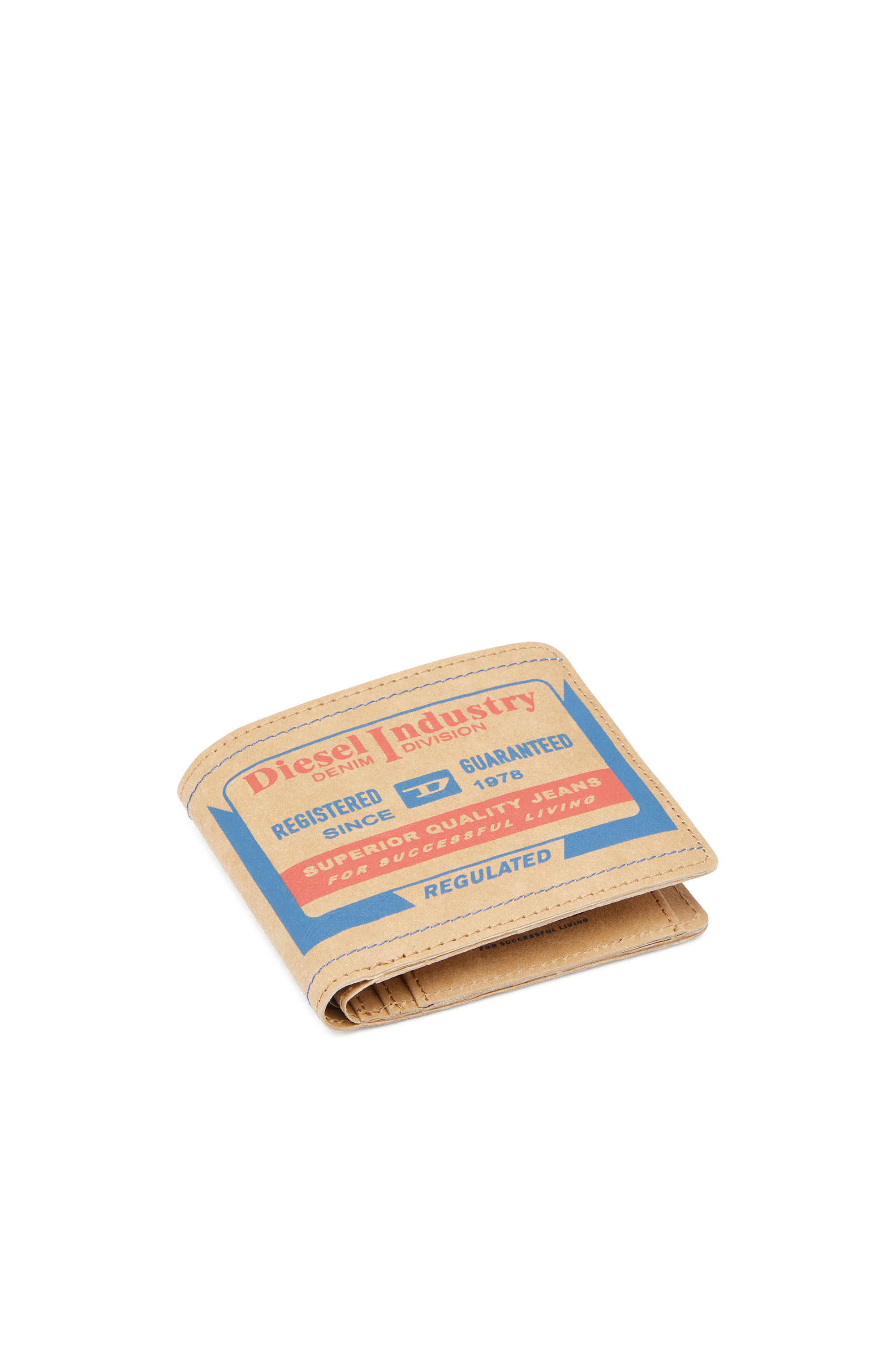 Diesel - BI-FOLD COIN S, Beige/Blue - Image 4