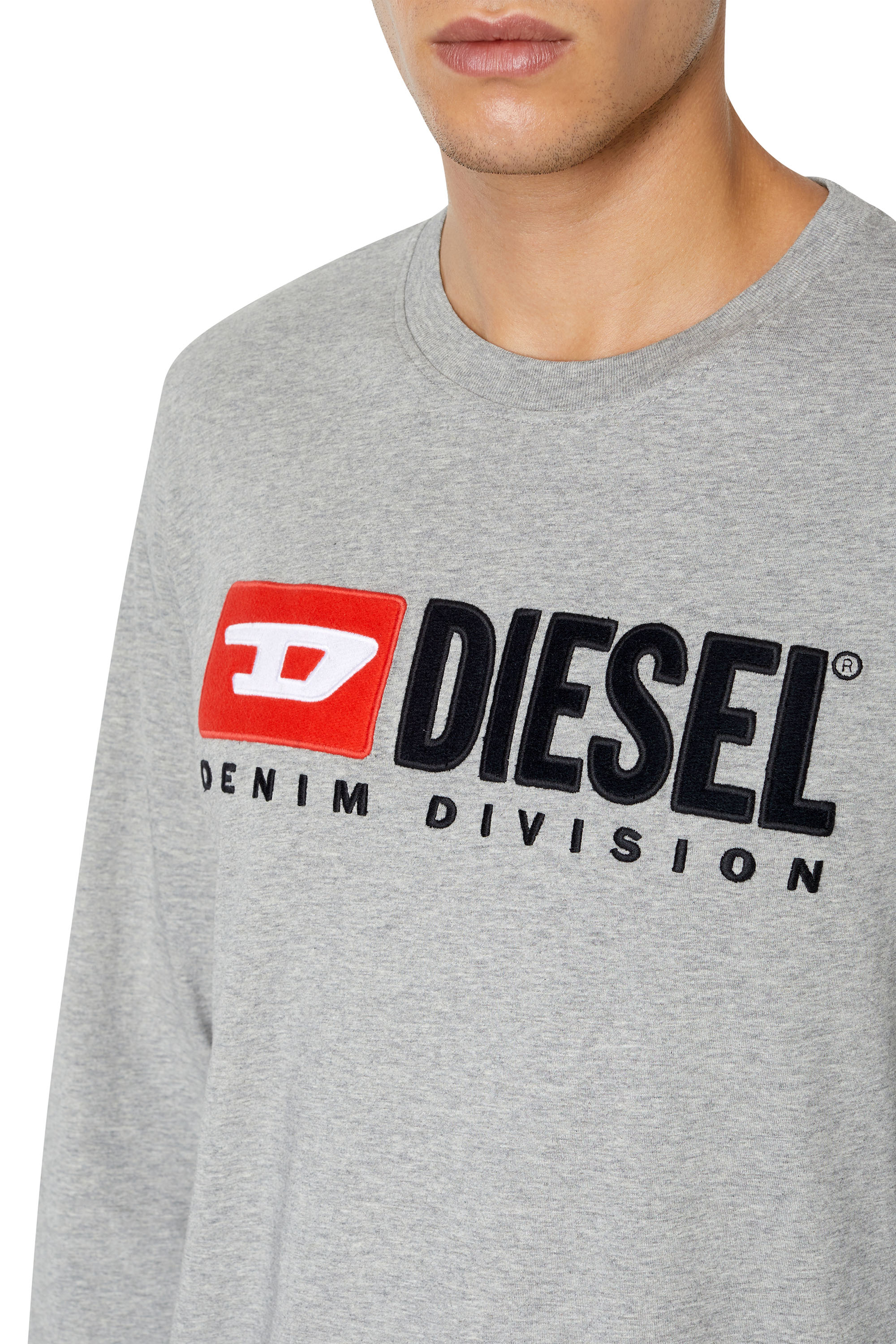Diesel - T-JUST-LS-DIV, Grey - Image 4