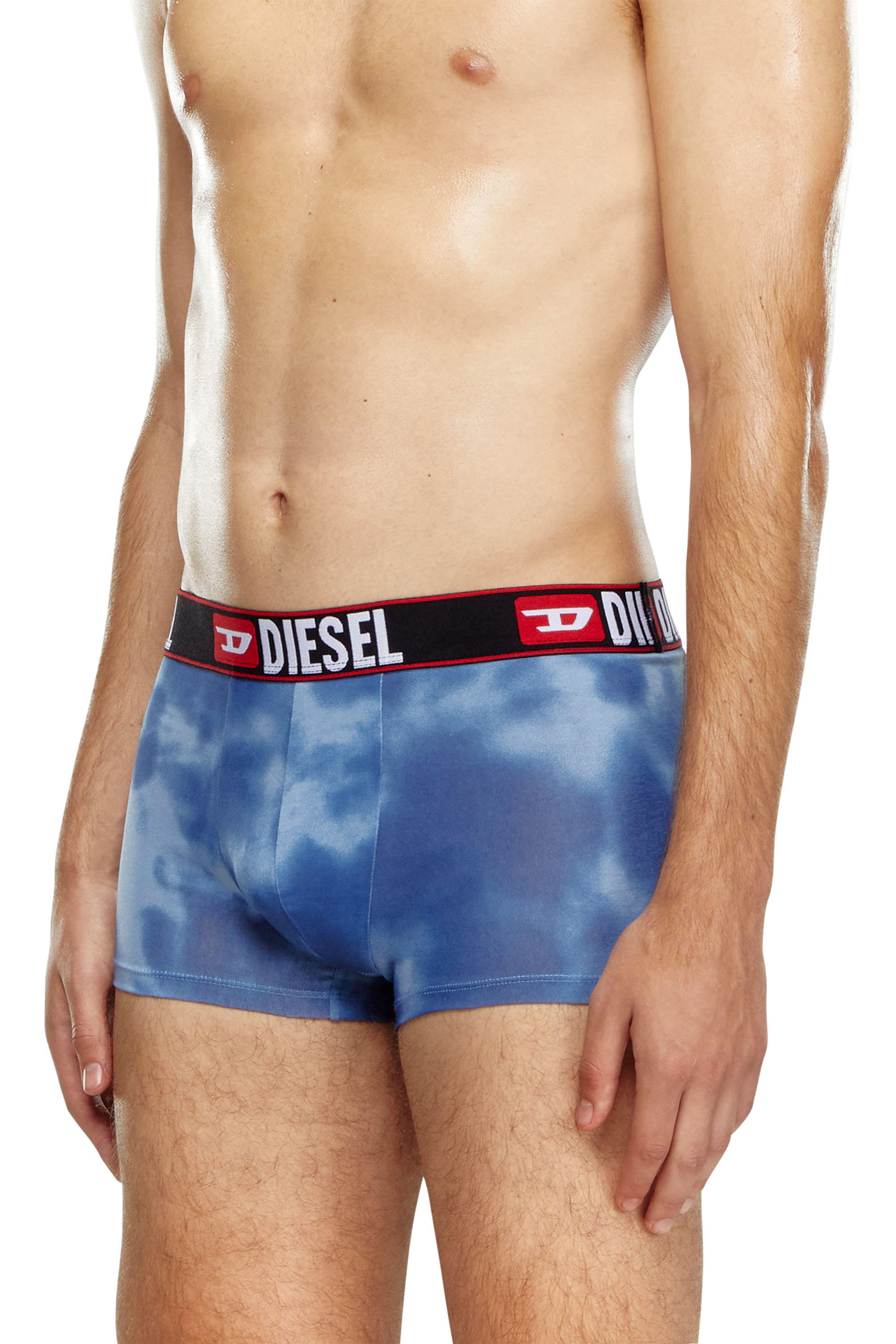 Diesel - UMBX-DAMIEN, Man's Boxer briefs with cloudy print in Dark Blue - 2