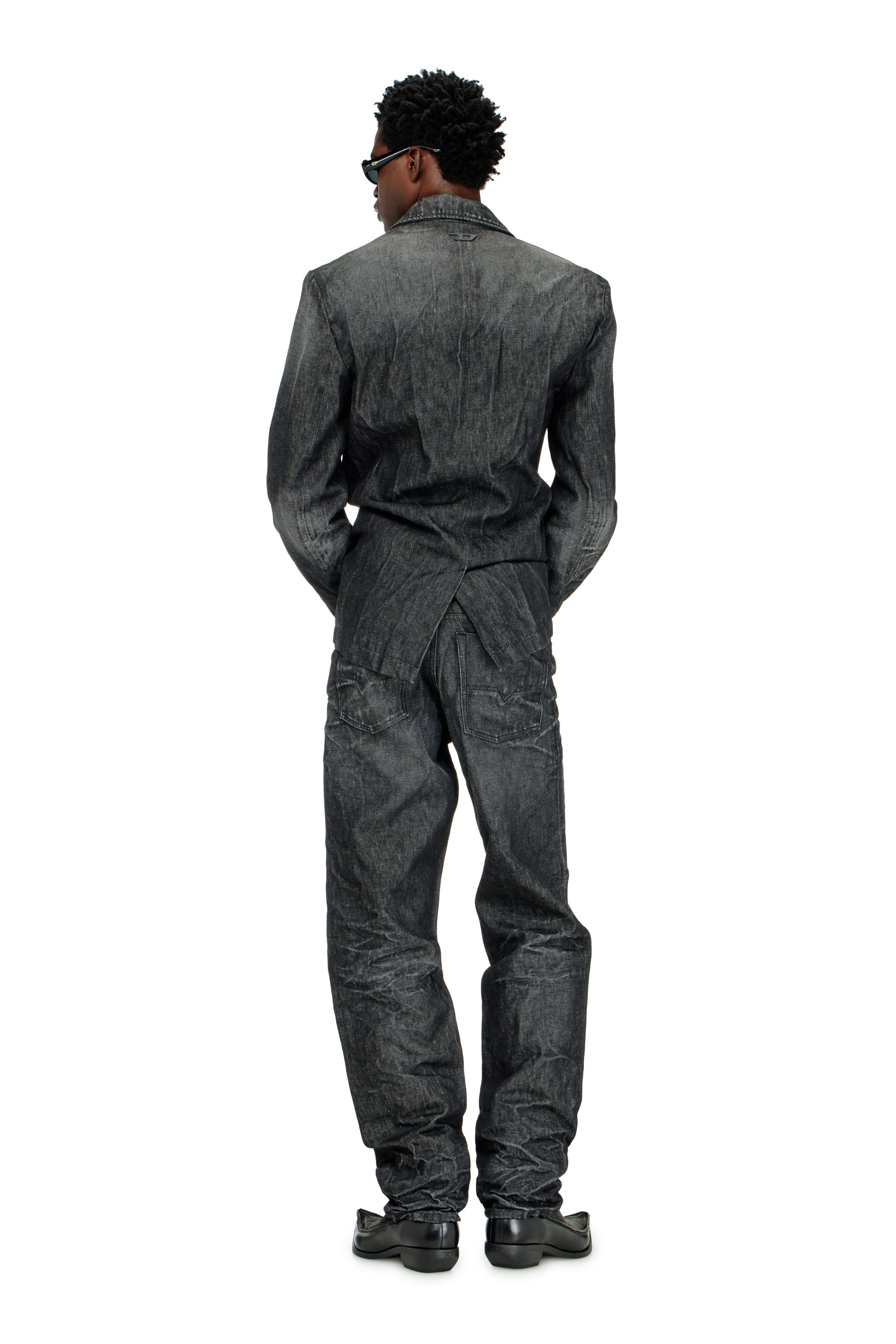 Diesel - Man's Regular Jeans 1991 D-Voeed 09R39, Black/Dark grey - 4