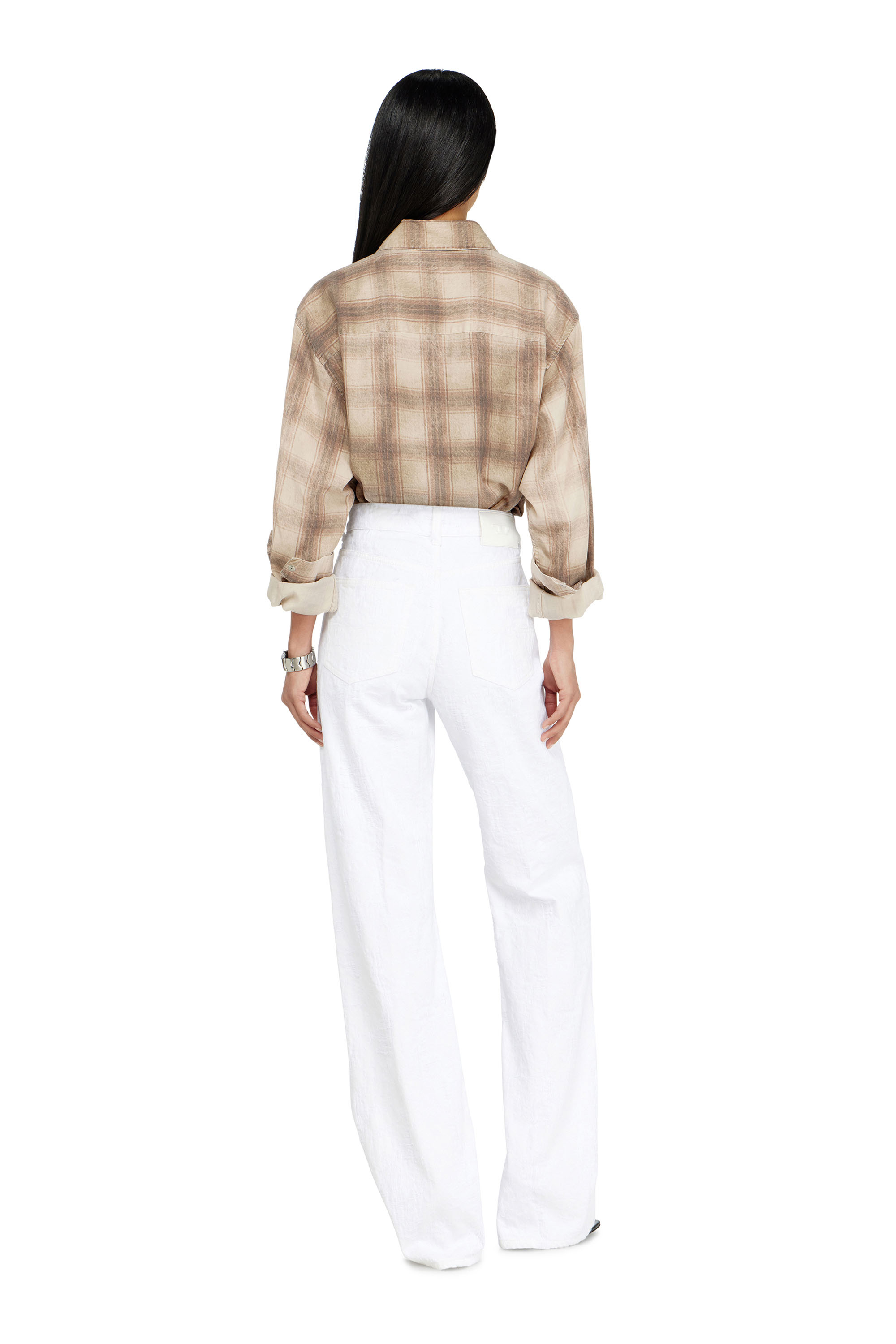 Diesel - Woman's Regular Jeans 1971 D-Sent 007EX, White - 3