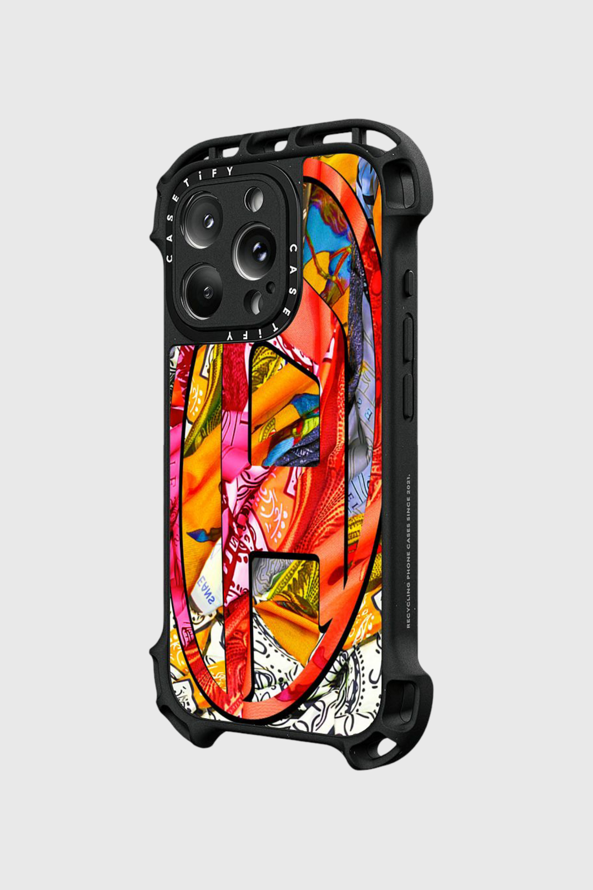Diesel - 60294 CASETIFY MOULDED CASE, Unisex's Bandana Case iPhone 16 Pro in Multicolor - 2