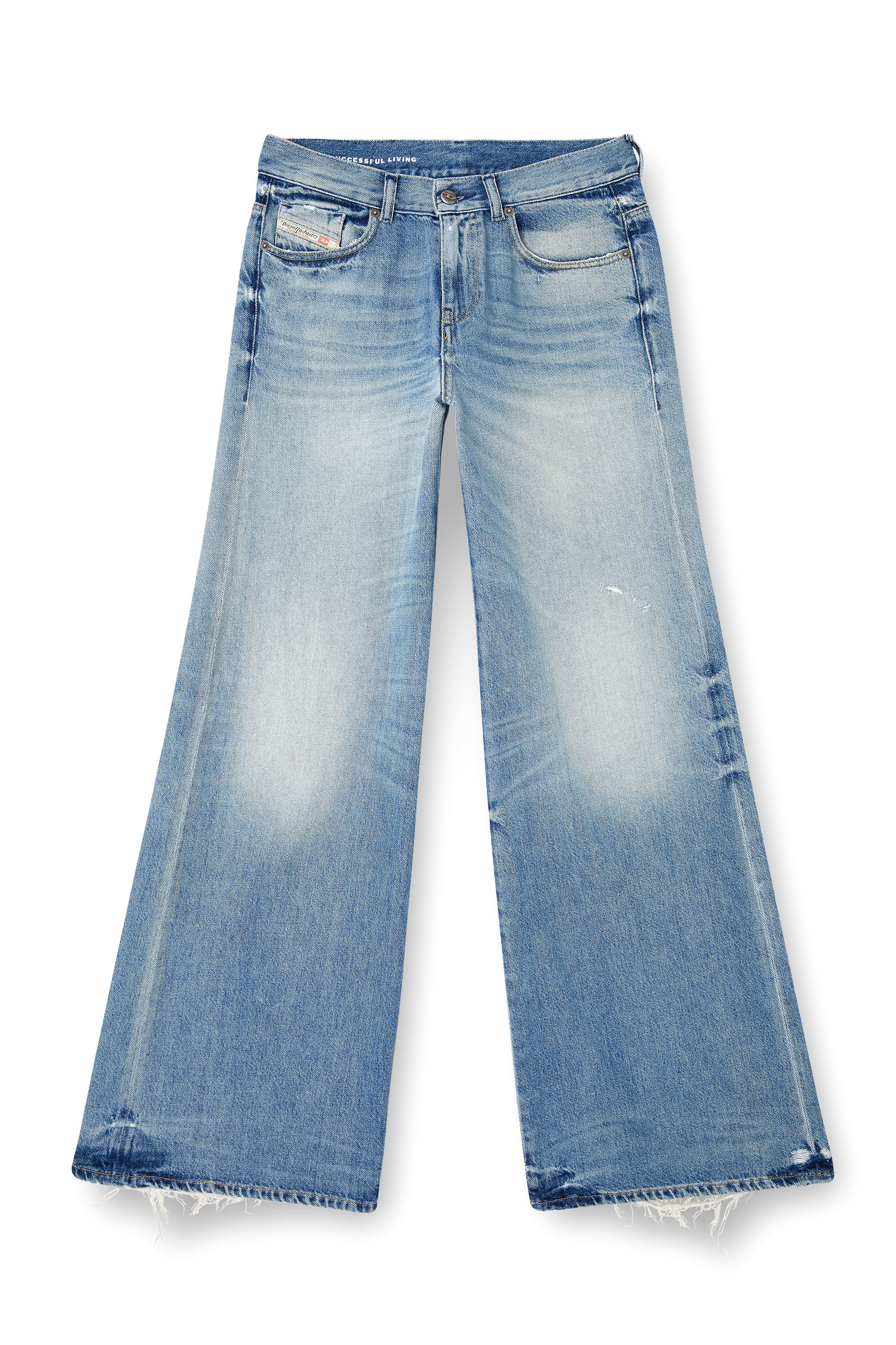 Diesel - Woman's Flare Jeans 1978 D-Akemi 09M07, Light Blue - 2