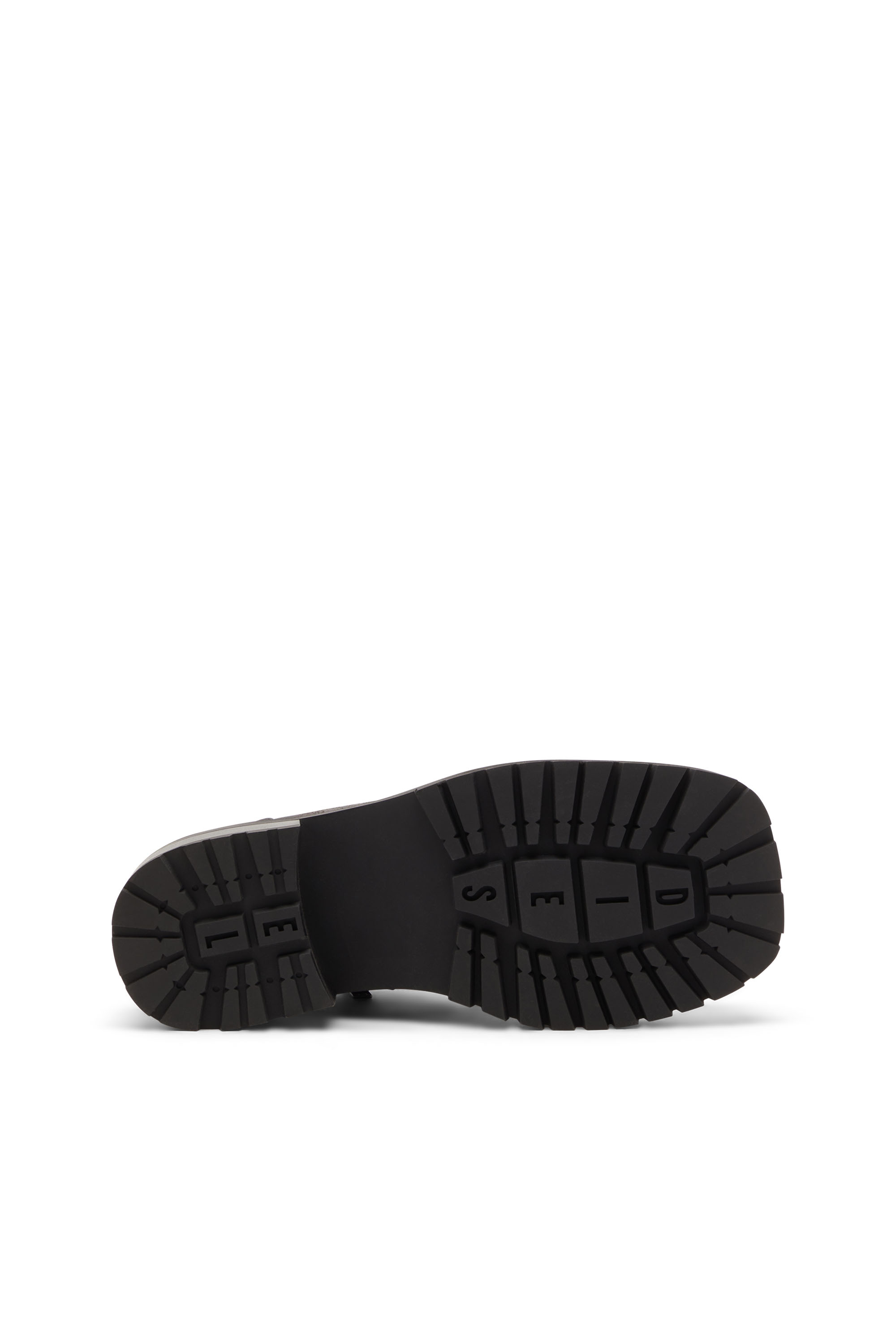 Diesel - D-TEXAN CLOG, Man's D-Texan-Zipped shoes in distressed crackled suede in null - 4